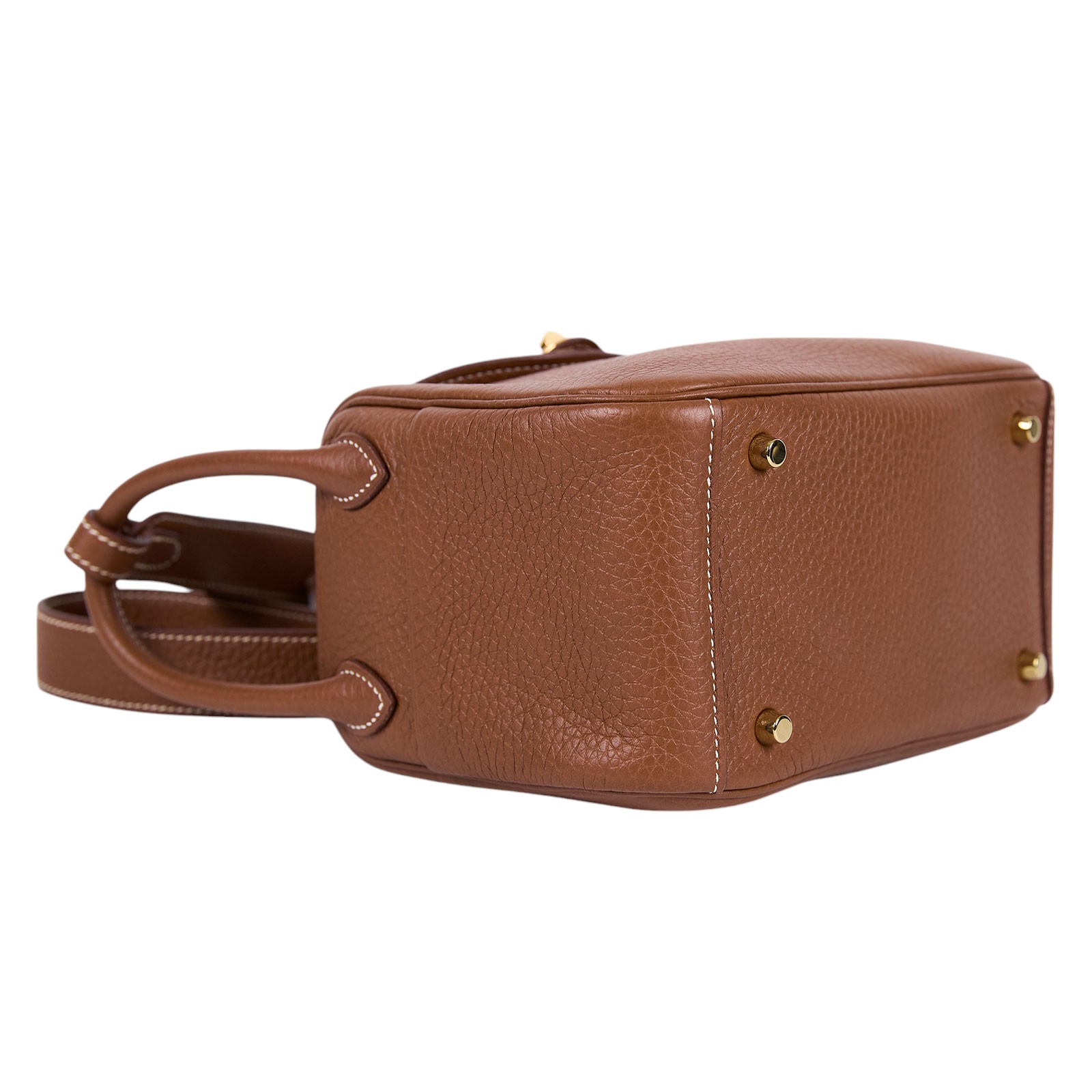 愛馬仕 Hermès Lindy 琳迪包 迷你 LDM Z刻 MINI LINDY金棕 防塵袋/原廠盒子