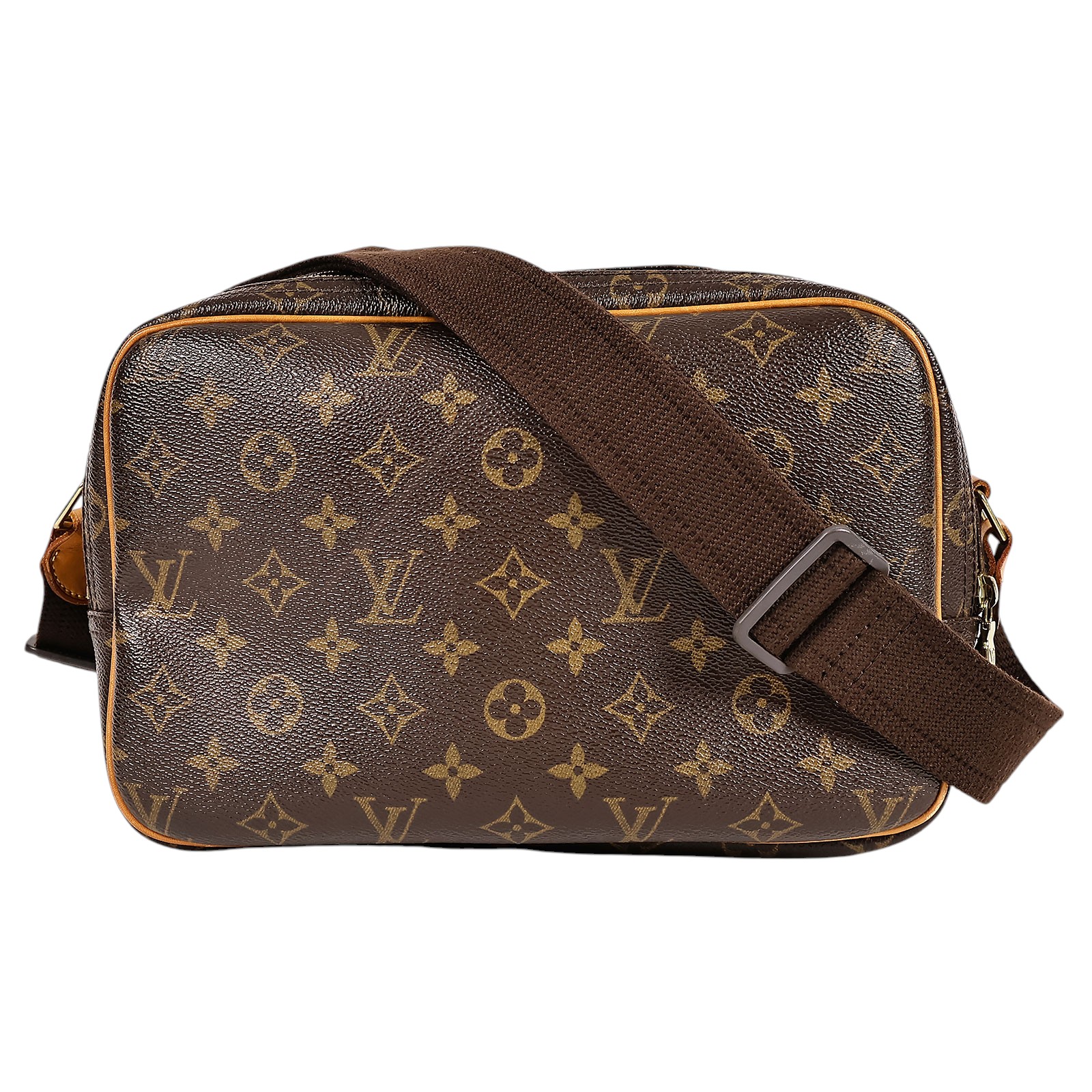 路易威登 LOUIS VUITTON Reporter PM 記者包 M45254 棕色原花記者包 無附屬品