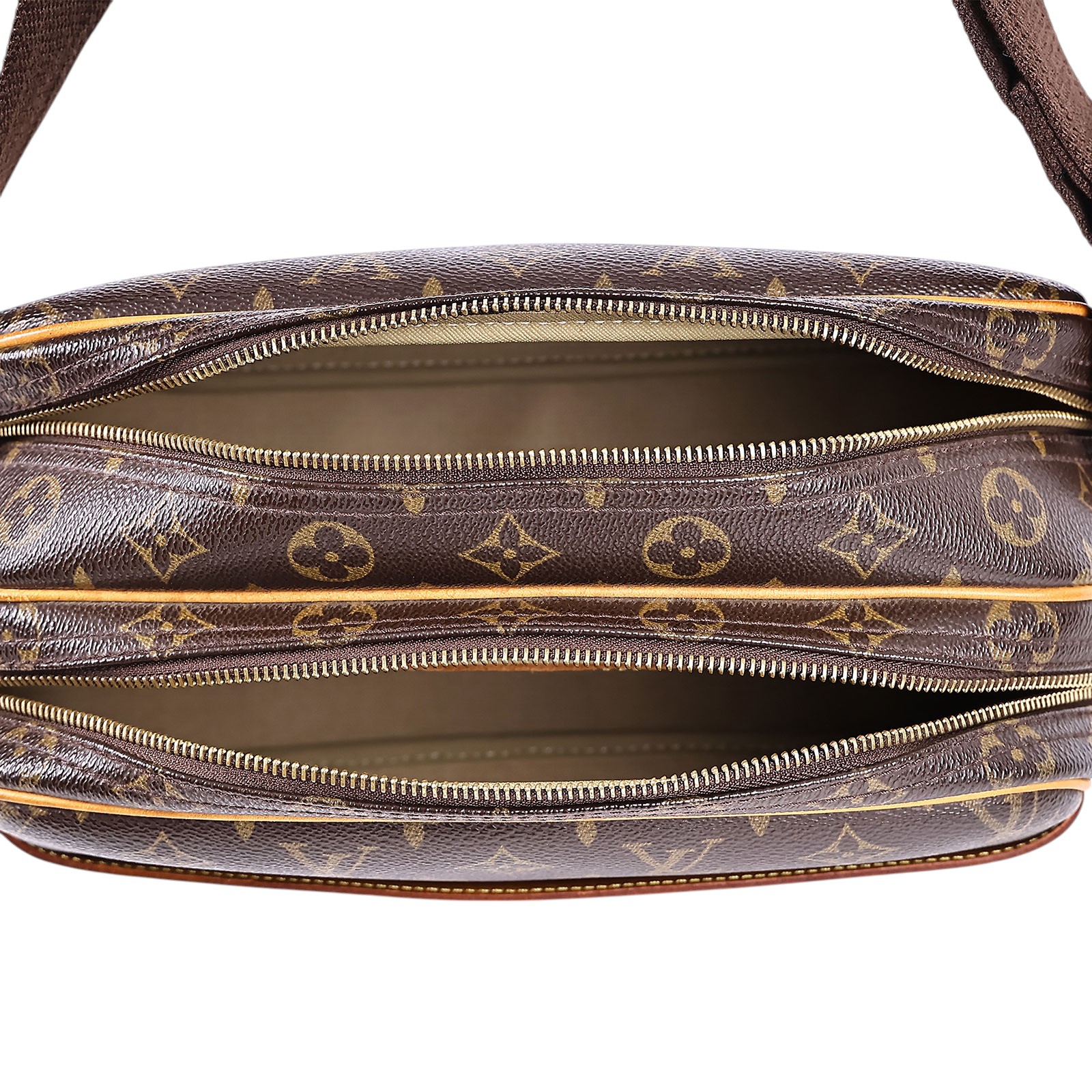 路易威登 LOUIS VUITTON Reporter PM 記者包 M45254 棕色原花記者包 無附屬品
