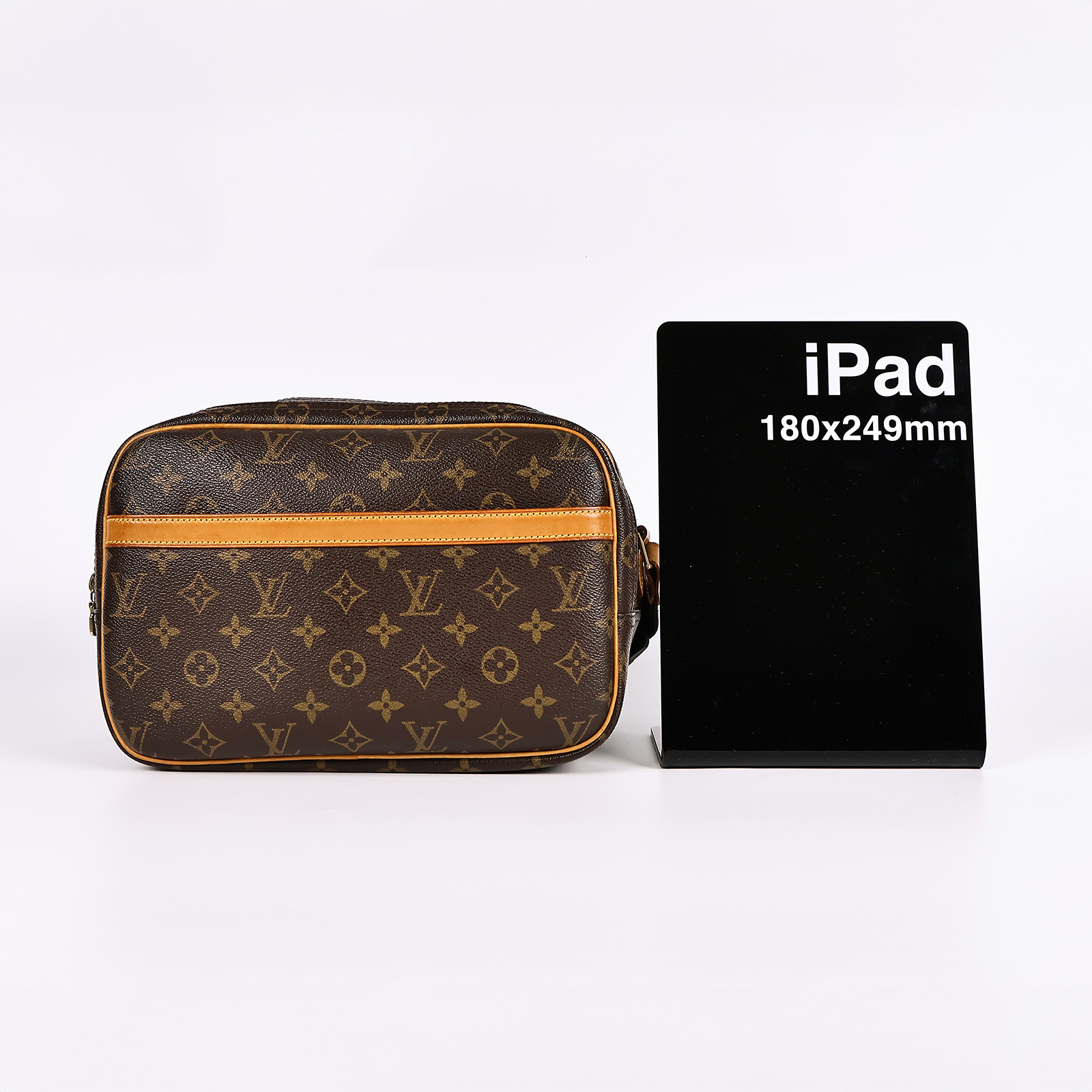 路易威登 LOUIS VUITTON Reporter PM 記者包 M45254 棕色原花記者包 無附屬品
