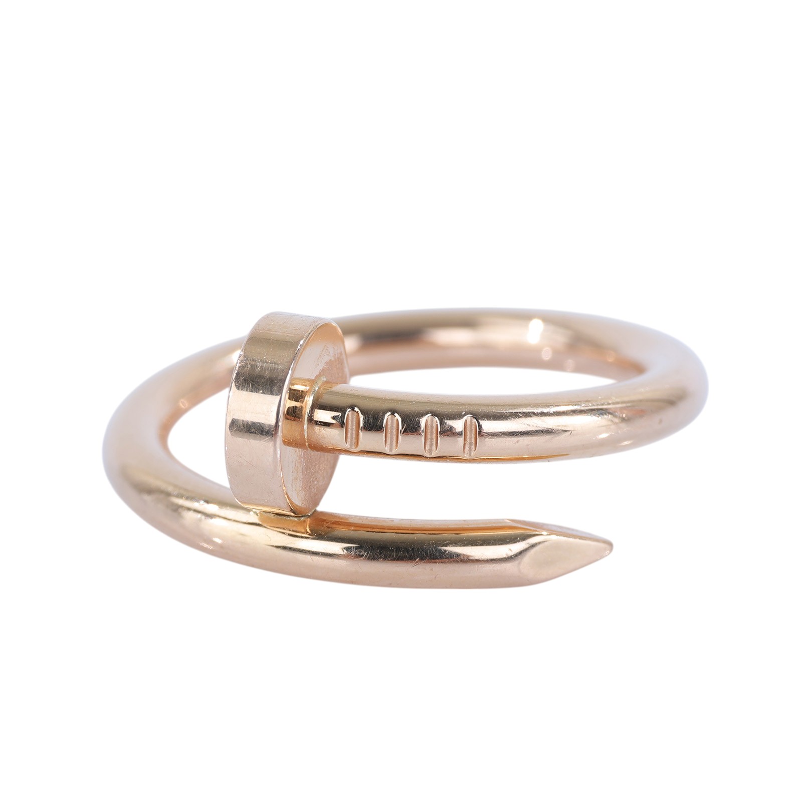 卡地亞 CARTIER Juste un Clou 戒指 經典款 B4092556 K18RG釘子Juste un Clou戒指 原廠盒子/保書