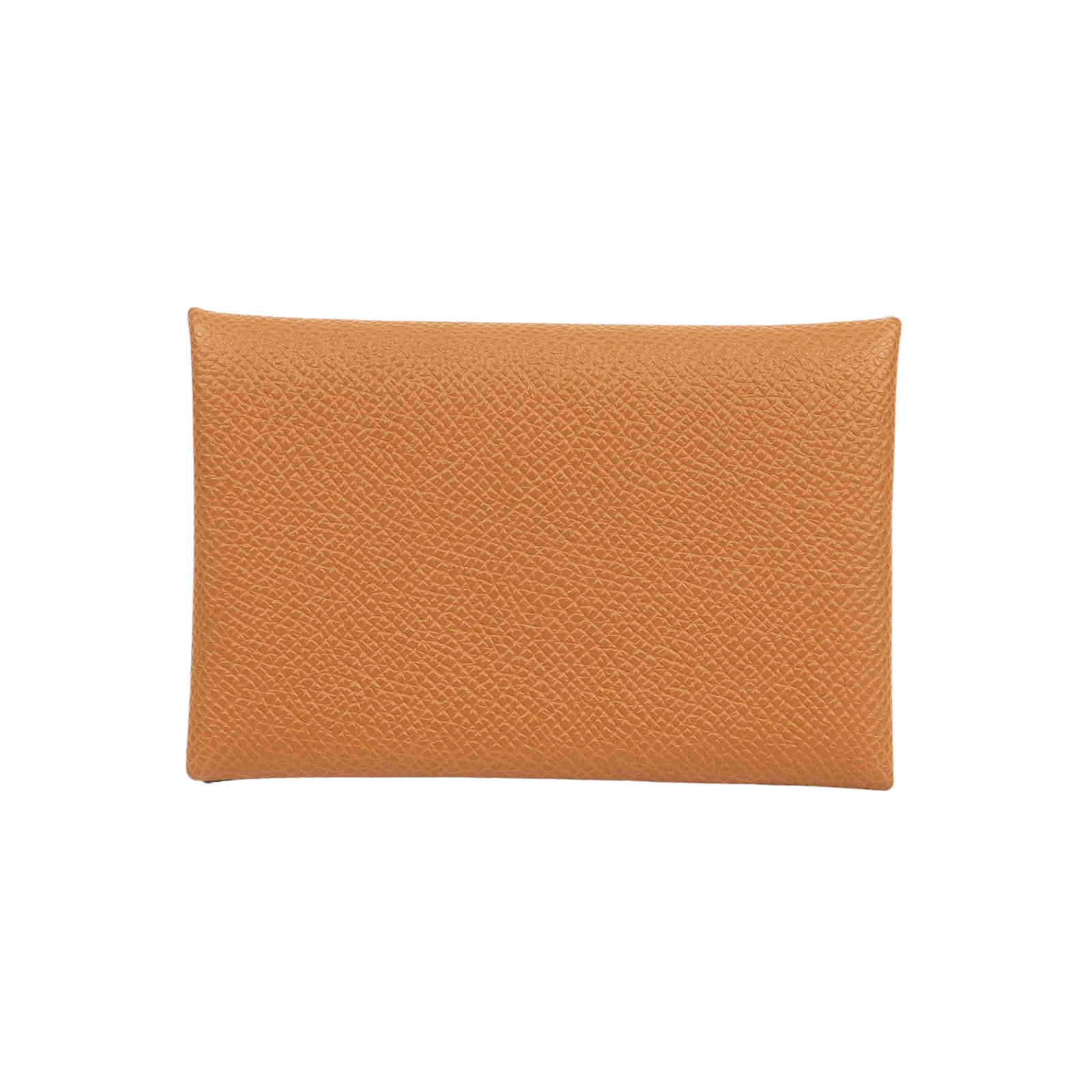 愛馬仕 Hermès Calvi 卡包 CAL W刻 金棕CALVI 原廠盒子