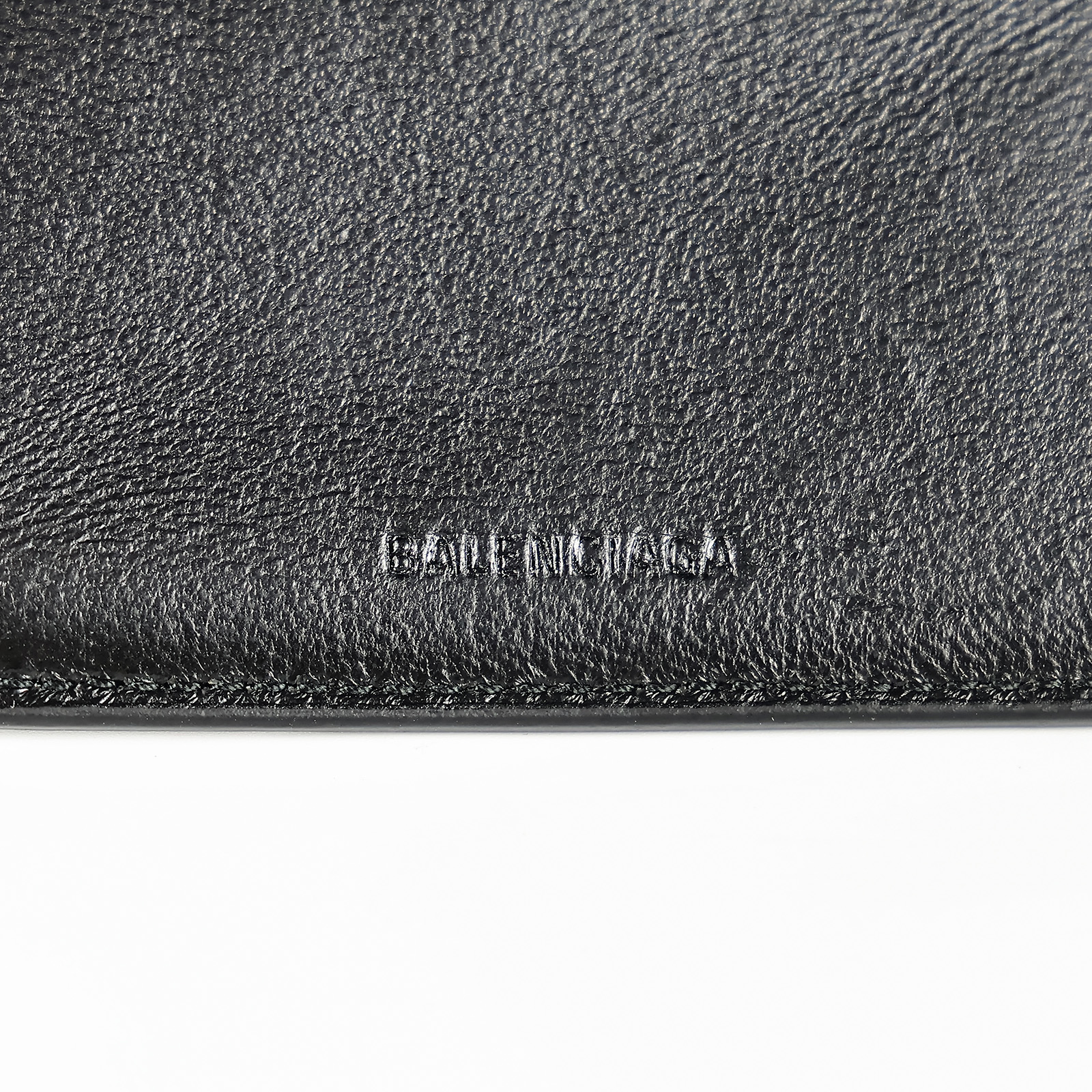 巴黎世家 BALENCIAGA 錢包 三折 短夾 64010715V07 黑鱷魚機車三折短夾 原廠盒子/防塵袋