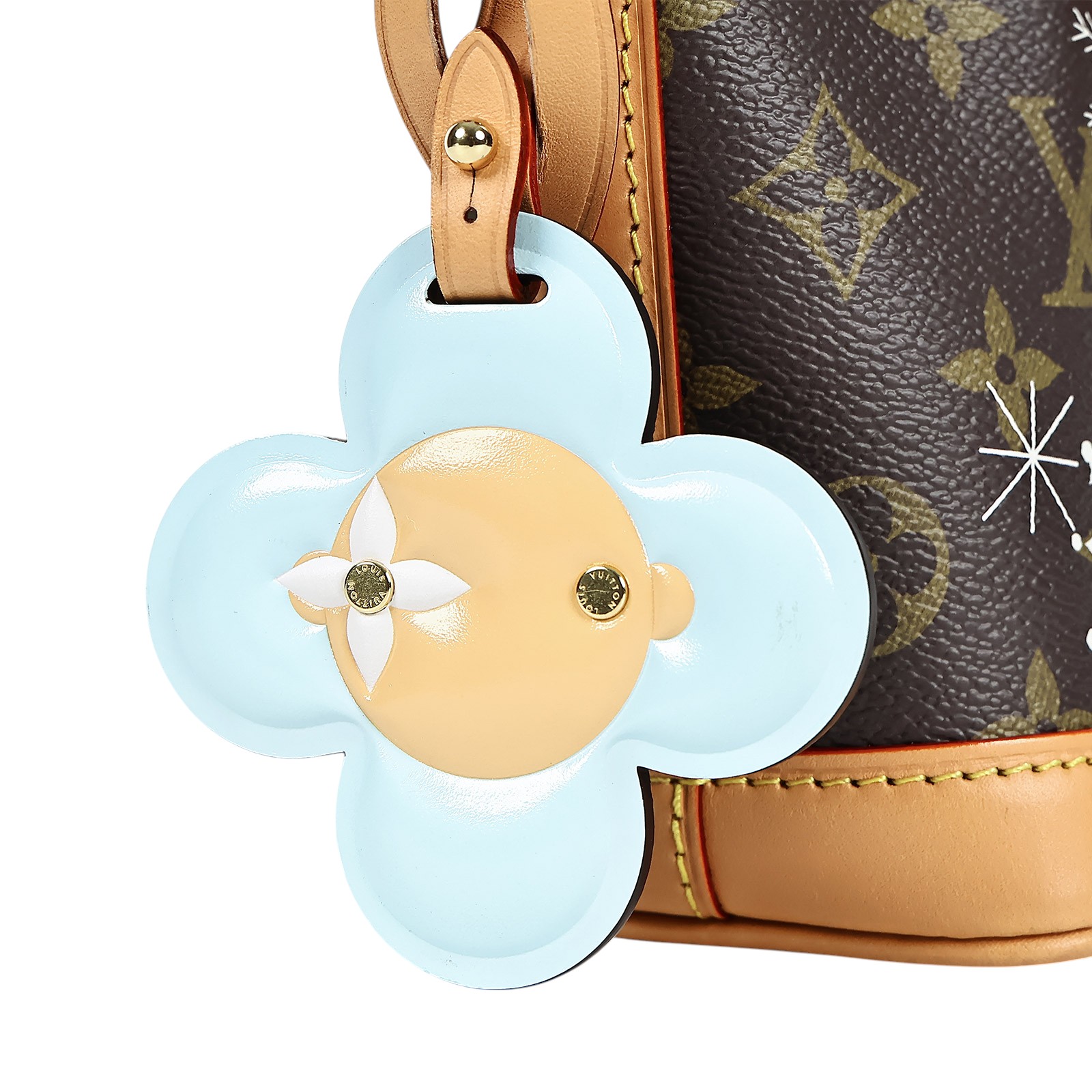 路易威登 LOUIS VUITTON Nano Noé 水桶包 聖誕限定版 M12221 晶片款 棕原花聖誕限定Snow Show系列Nano Noé 防塵袋