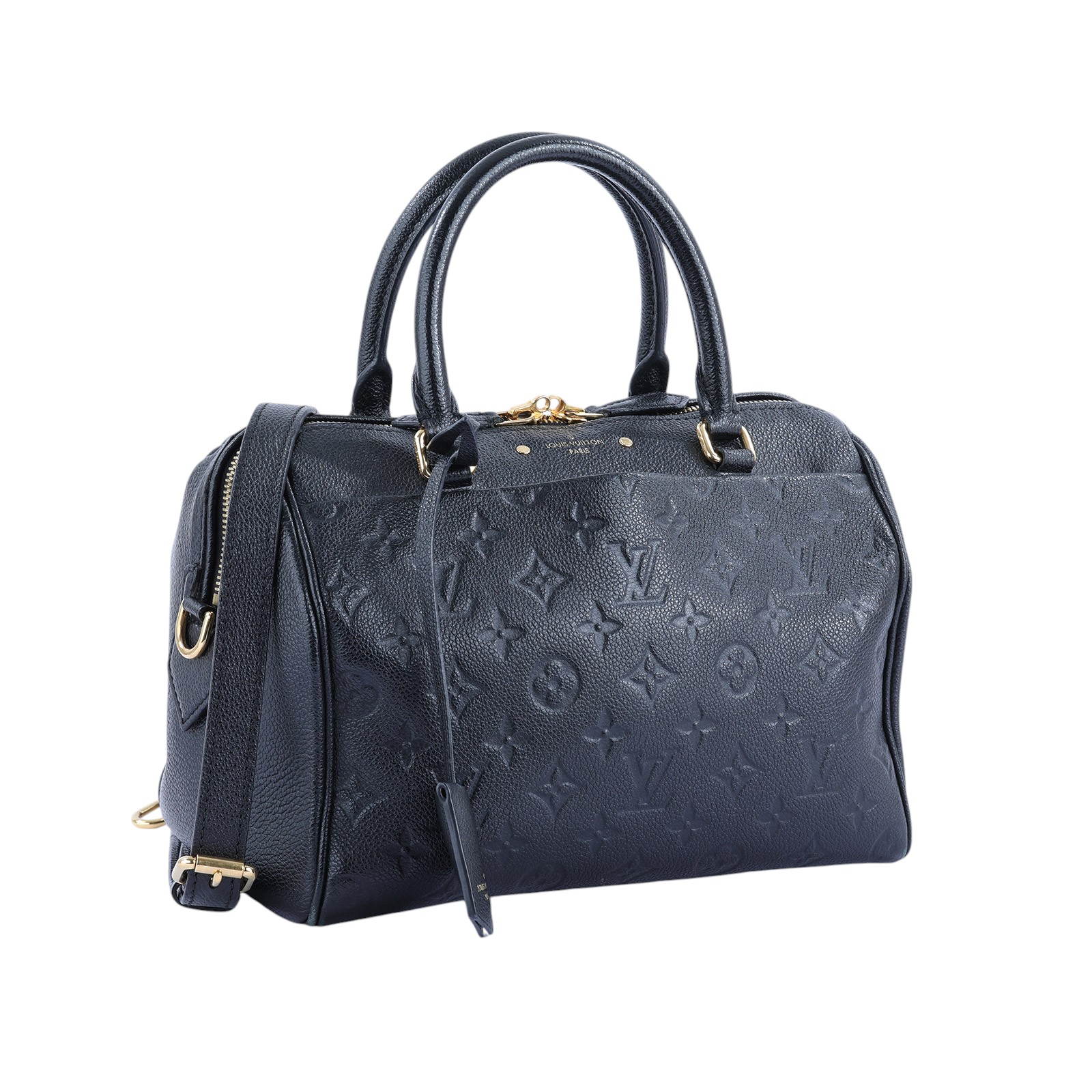 路易威登 LOUIS VUITTON Speedy 25 NM 手提波士頓包 壓紋牛皮 黑色 M42401 黑原花壓紋牛皮 speedy 25 防塵袋