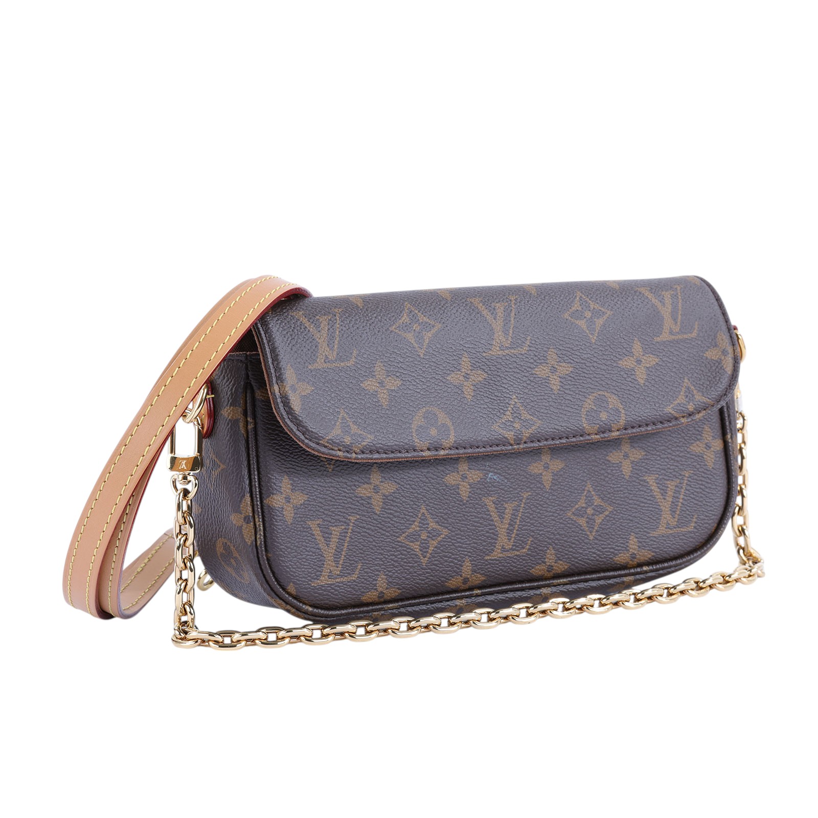 路易威登 LOUIS VUITTON Wallet on Chain Ivy 麻將包 手提 腋下單肩包 M81911 晶片款  原廠盒子/防塵袋/購買證明