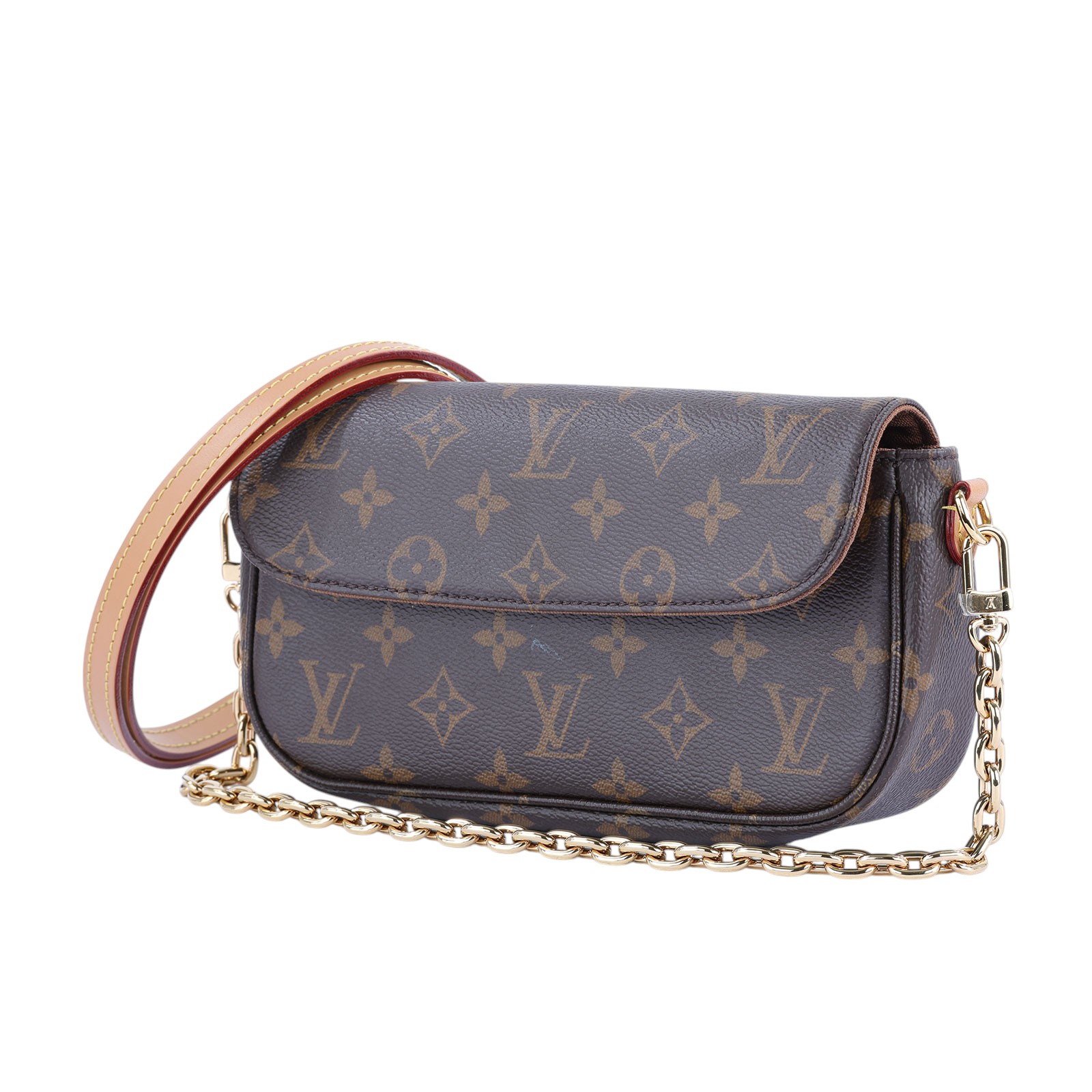 路易威登 LOUIS VUITTON Wallet on Chain Ivy 麻將包 手提 腋下單肩包 M81911 晶片款  原廠盒子/防塵袋/購買證明