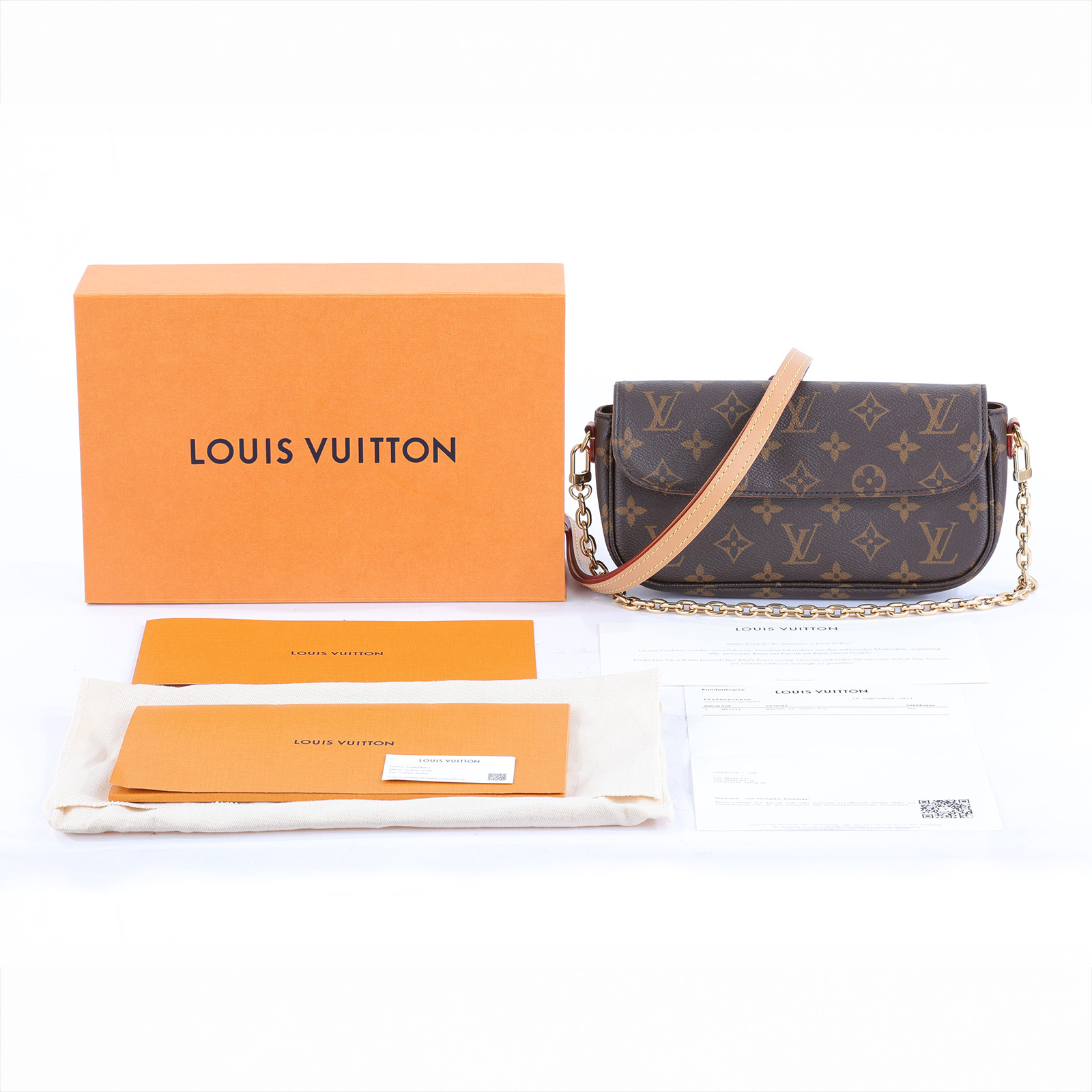 路易威登 LOUIS VUITTON Wallet on Chain Ivy 麻將包 手提 腋下單肩包 M81911 晶片款  原廠盒子/防塵袋/購買證明