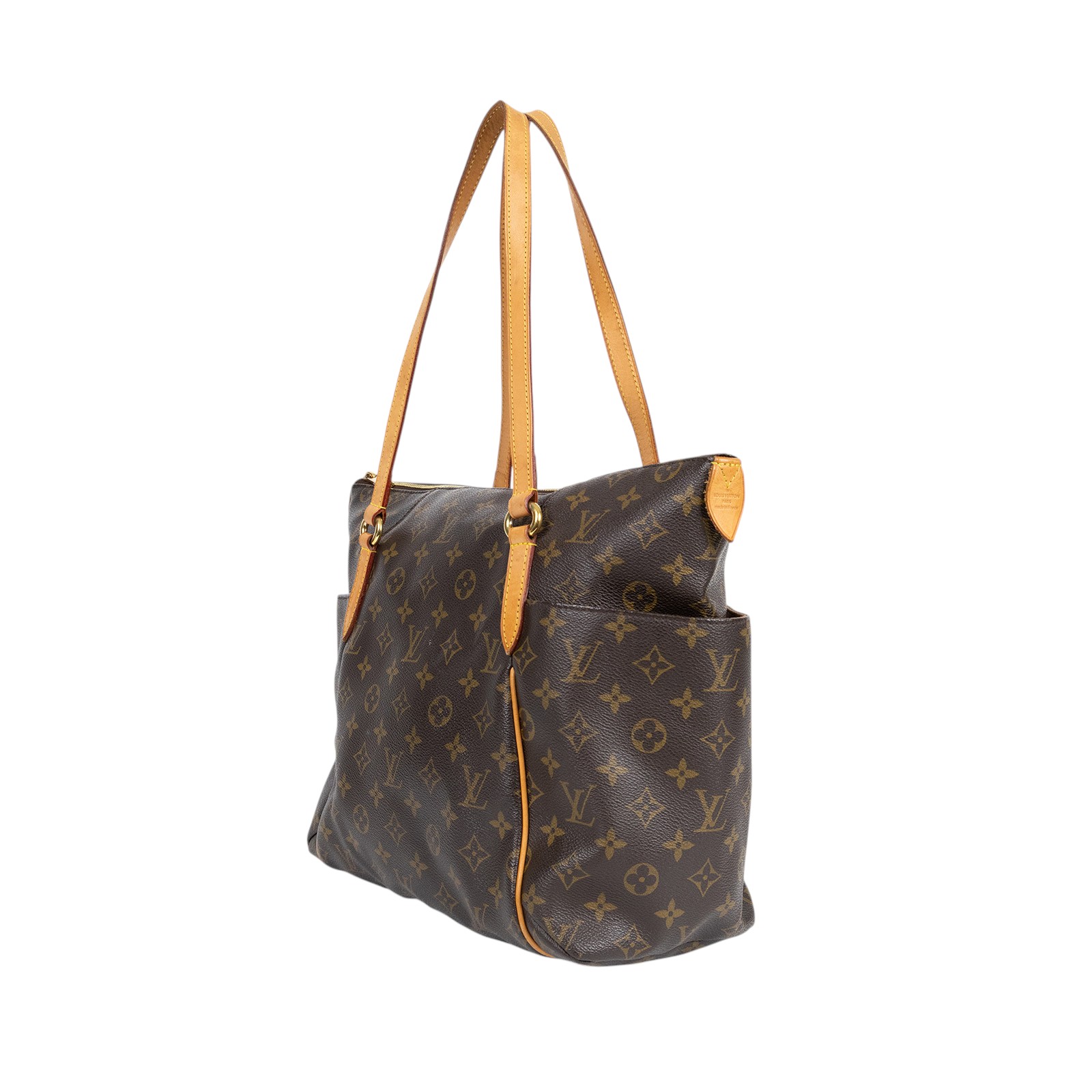 路易威登 LOUIS VUITTON Totally MM Monogram 經典帆布 托特包 M56689 棕原花TOTALLY MM 無附屬品
