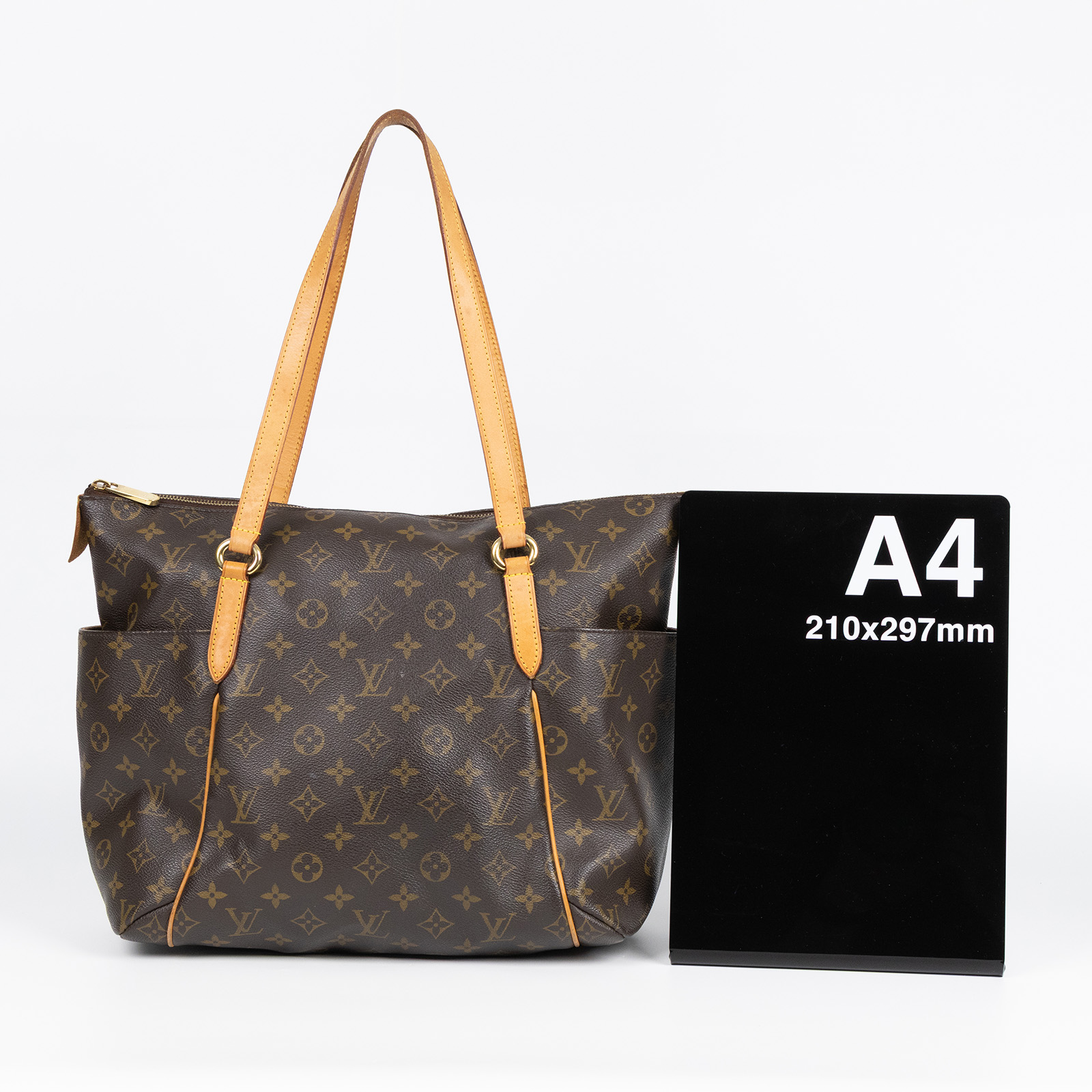 路易威登 LOUIS VUITTON Totally MM Monogram 經典帆布 托特包 M56689 棕原花TOTALLY MM 無附屬品
