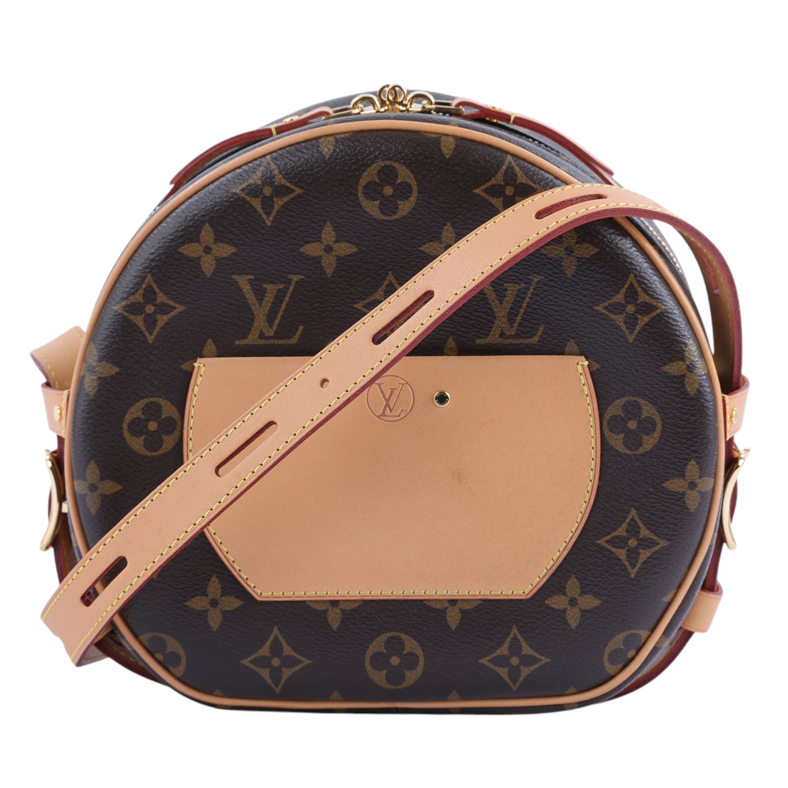 路易威登 LOUIS VUITTON Boite Chapeau Souple  經典帆布 肩背圓餅包 M52294 棕原花圓餅包 原廠盒子/防塵袋/鎖組