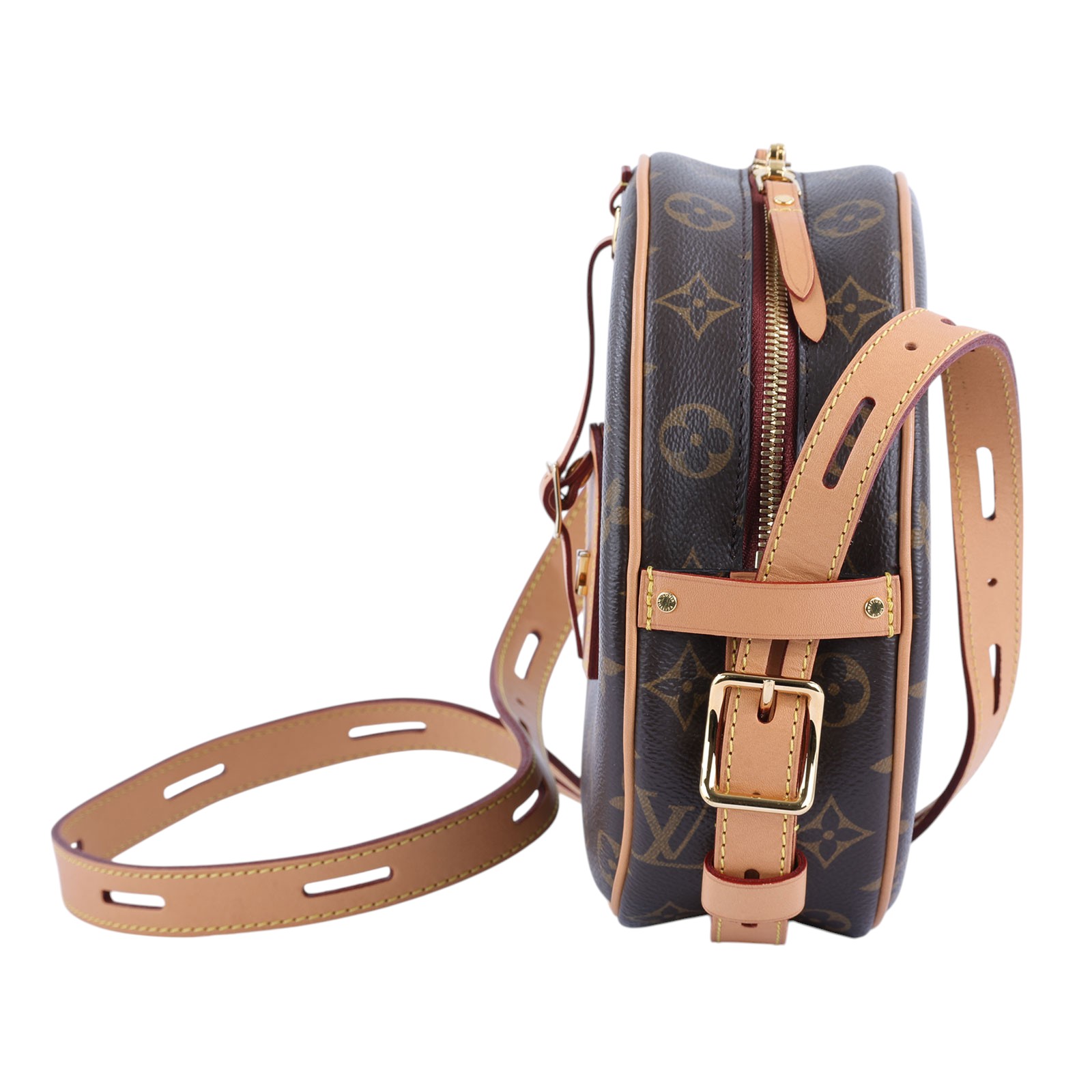 路易威登 LOUIS VUITTON Boite Chapeau Souple  經典帆布 肩背圓餅包 M52294 棕原花圓餅包 原廠盒子/防塵袋/鎖組