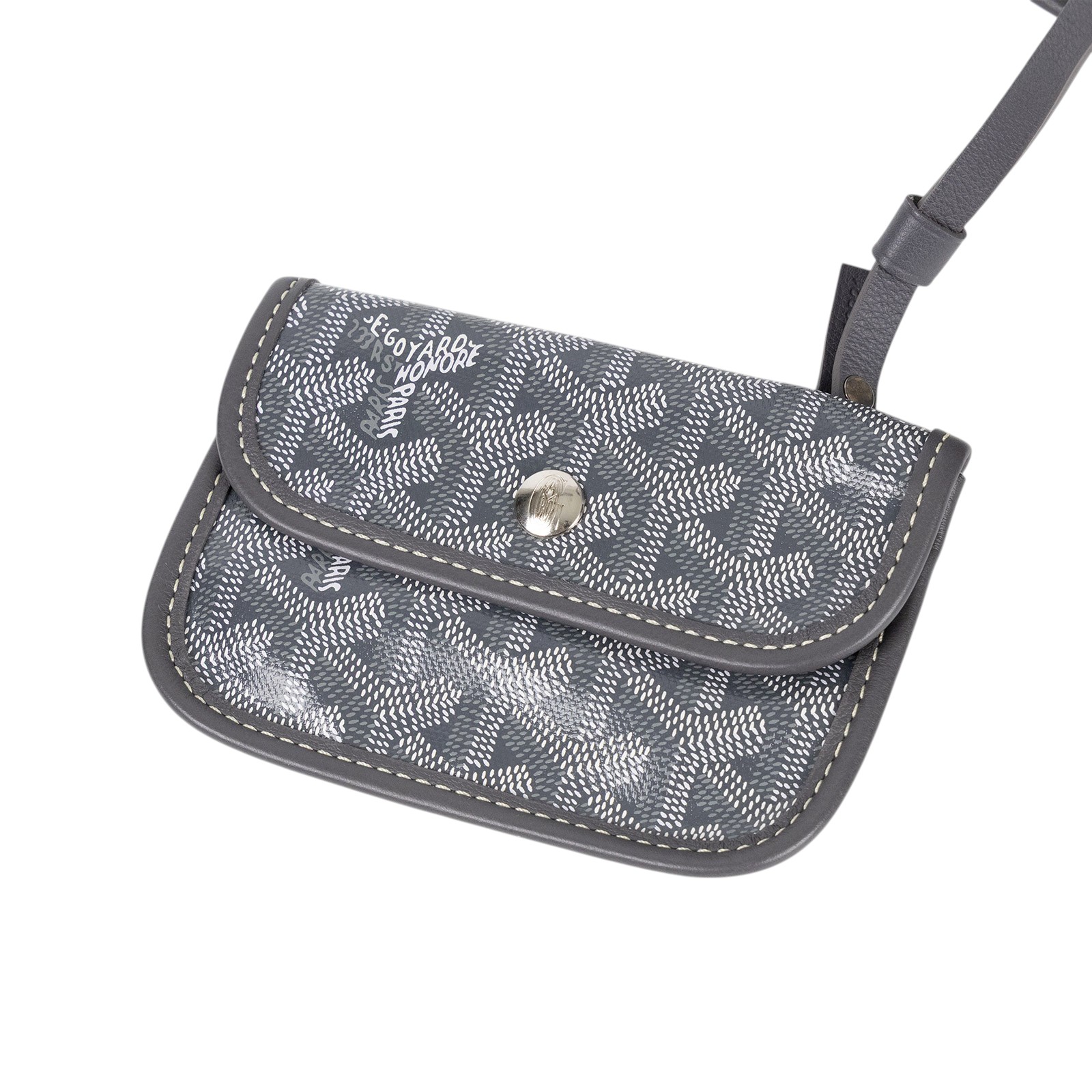 高雅德 GOYARD Anjou Mini Bag 托特包 ANJOUSMINCG 灰 Anjou MINI TOTE 防塵袋/購買證明影本/內袋