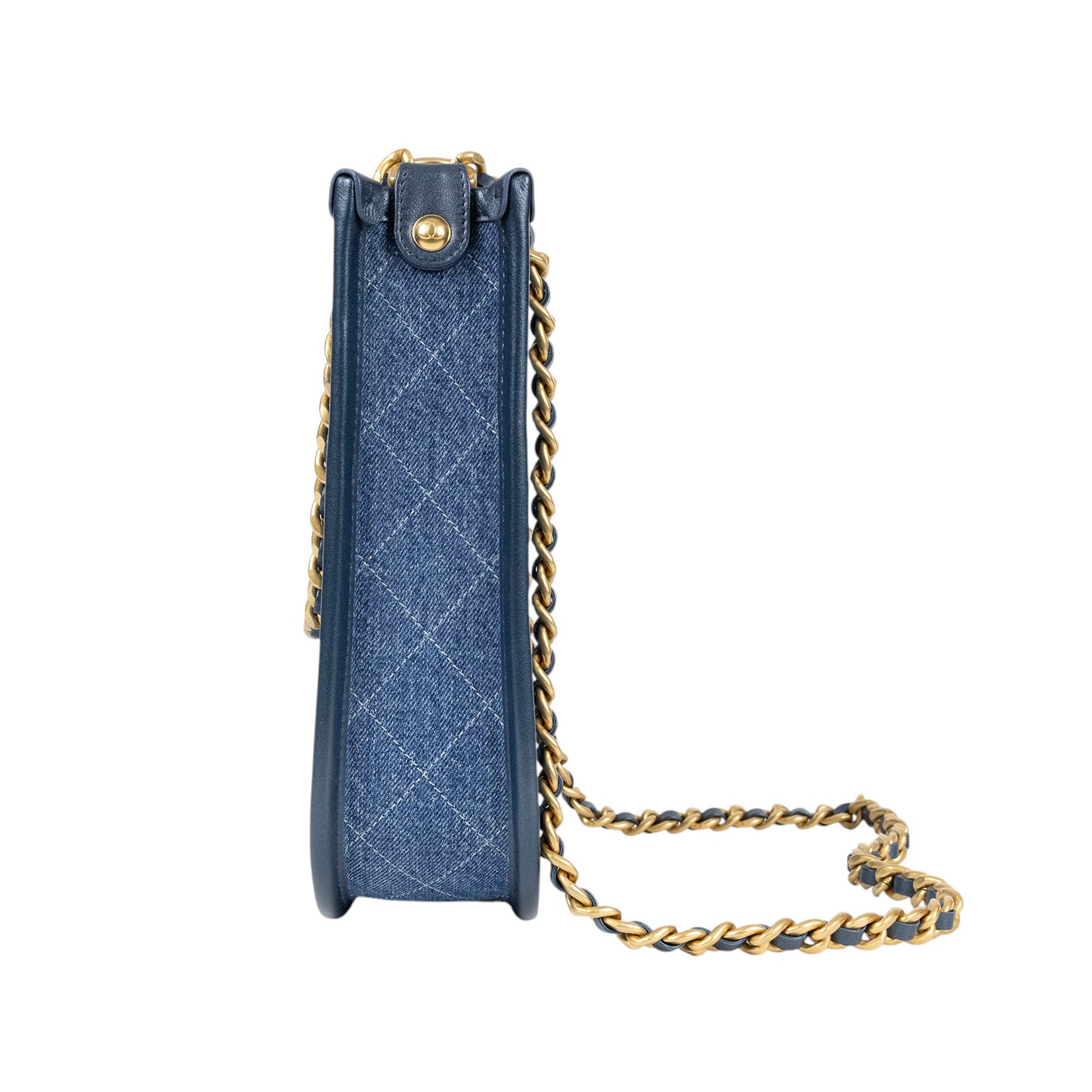 香奈兒 CHANEL 流浪包 Hobo Bag CC LOGO 斜背包 AS4532 晶片款 牛仔Hobo二用斜背包 防塵袋/保證卡