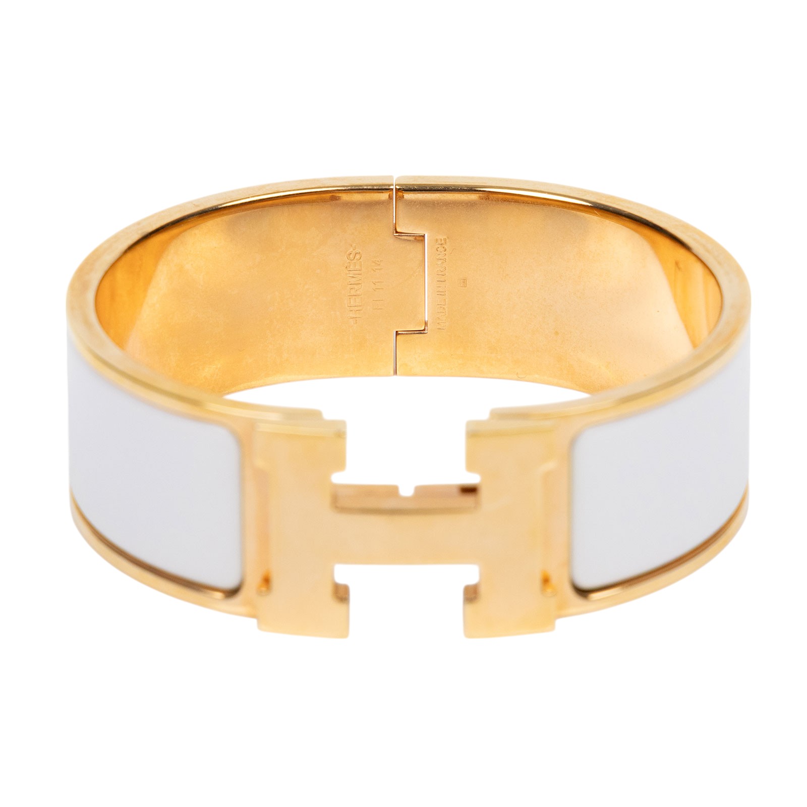 愛馬仕 Hermès Clic H PM 寬版 手環 CLICHBWPM  白玫金CLIC H手環 PM 寬 無附屬品