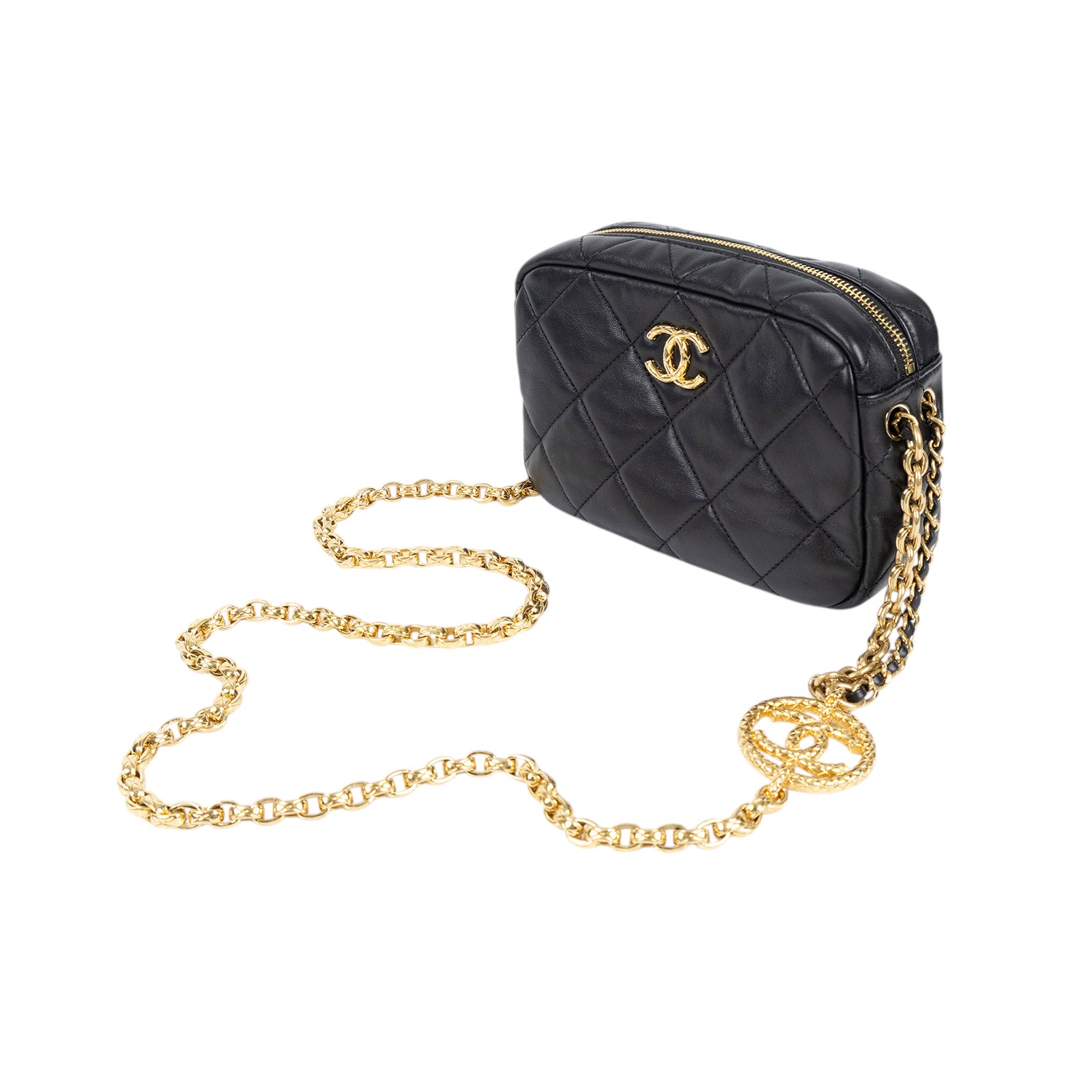 香奈兒CHANEL Camera Case 金扣迷你相機包AS3383 晶片款AS3383