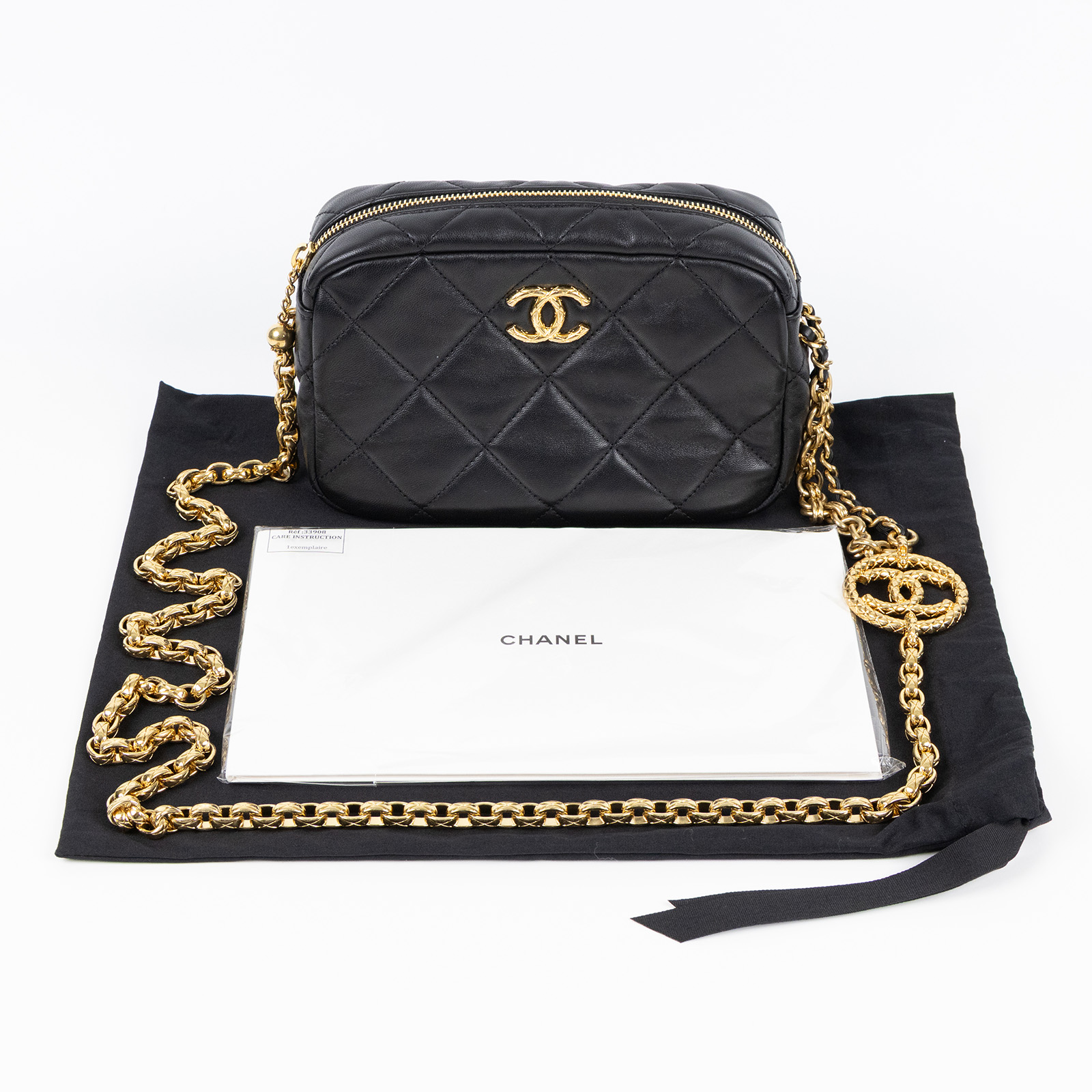 香奈兒CHANEL Camera Case 金扣迷你相機包AS3383 晶片款AS3383