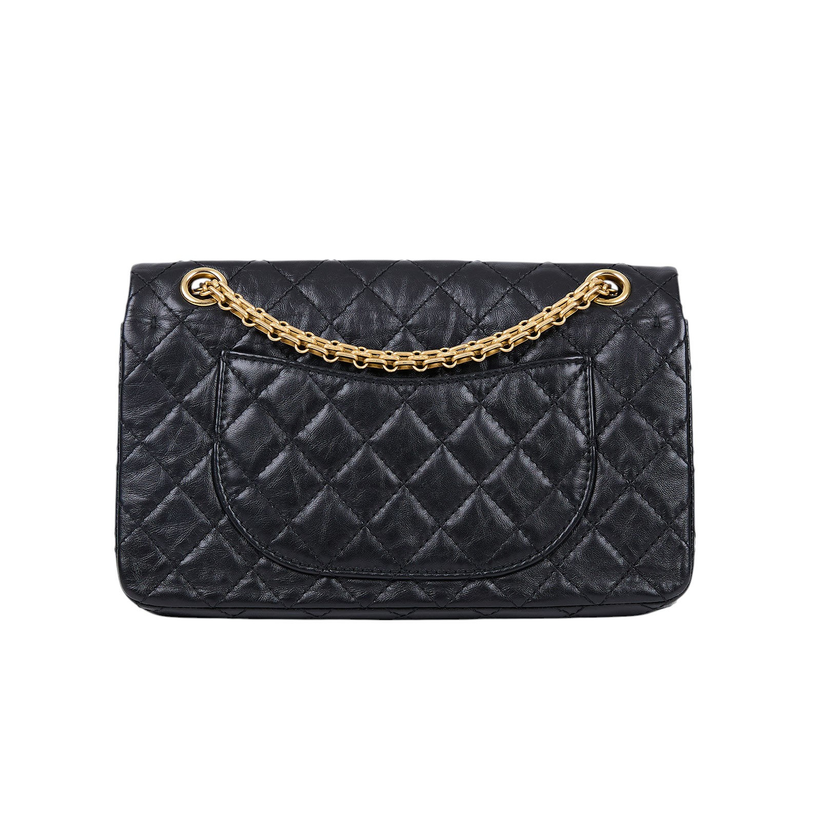 香奈兒 CHANEL 2.55 口蓋包 中型 A37586 黑金2.55 24CM 防塵袋/原廠盒子/保證卡
