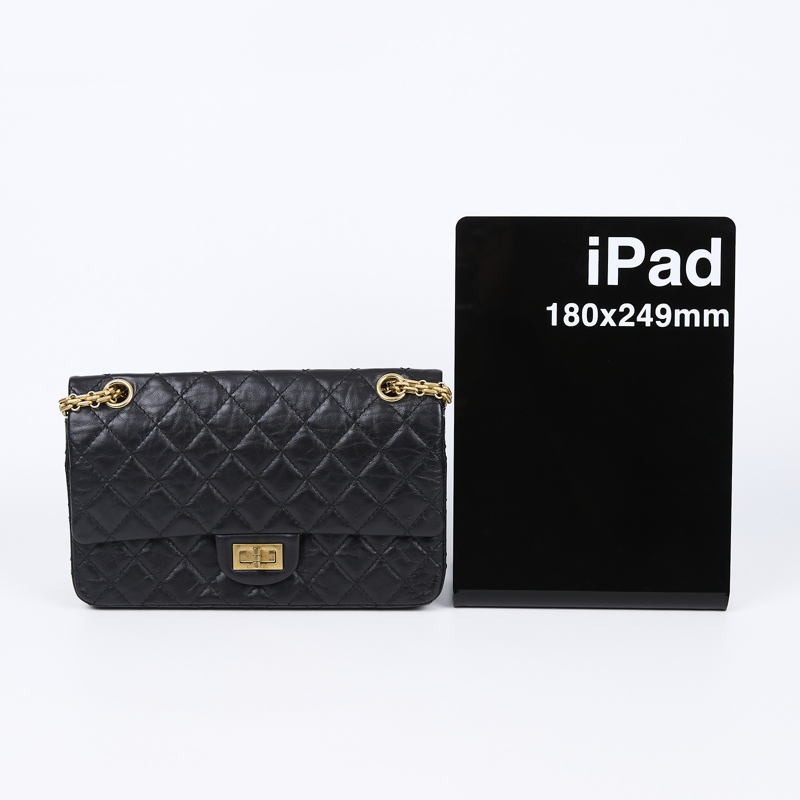 香奈兒 CHANEL 2.55 口蓋包 中型 A37586 黑金2.55 24CM 防塵袋/原廠盒子/保證卡