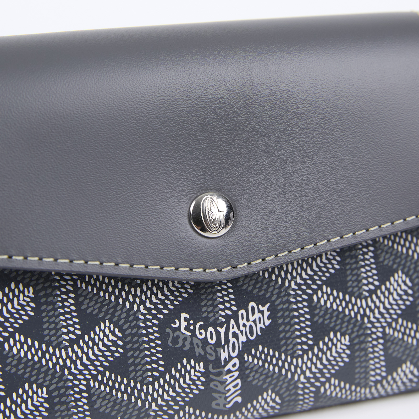 高雅德 GOYARD Saint Gabriel 錢包 三折 短夾 STGABRPMLTY Saint GabrielN灰三折短夾 原廠盒子