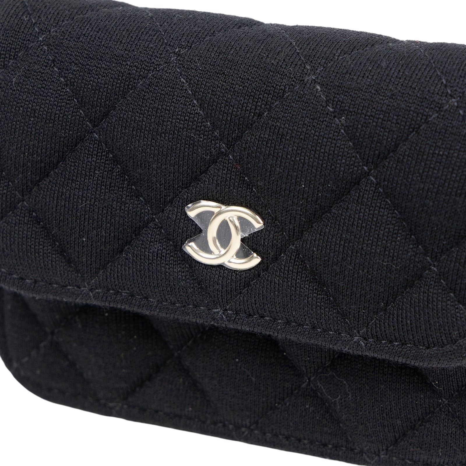香奈兒 CHANEL VIP禮 Mini Matelassé 鍊條包  晶片款 黑帆布小廢包 原廠盒子/防塵袋