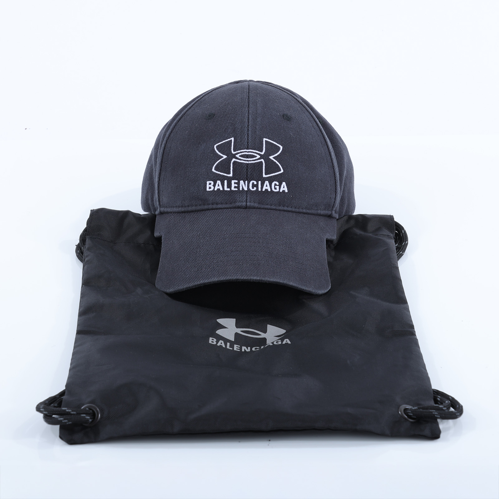 巴黎世家 BALENCIAGA UNDER ARMOUR 聯名 棒球帽 807145410B2_S UA聯名帽 防塵袋