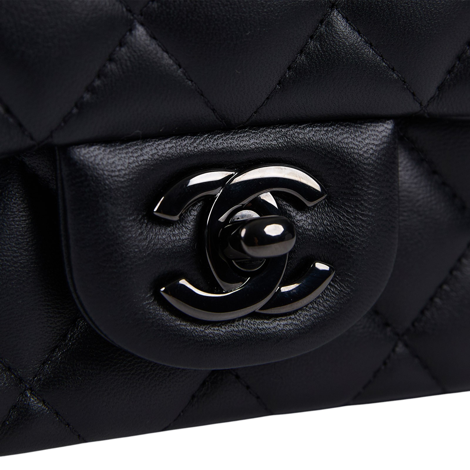 香奈兒 CHANEL CF 方形 迷你 口蓋包 A35200 B06311 晶片款 A35200 SO BLACK方胖 防塵袋/原廠盒子/購買證明