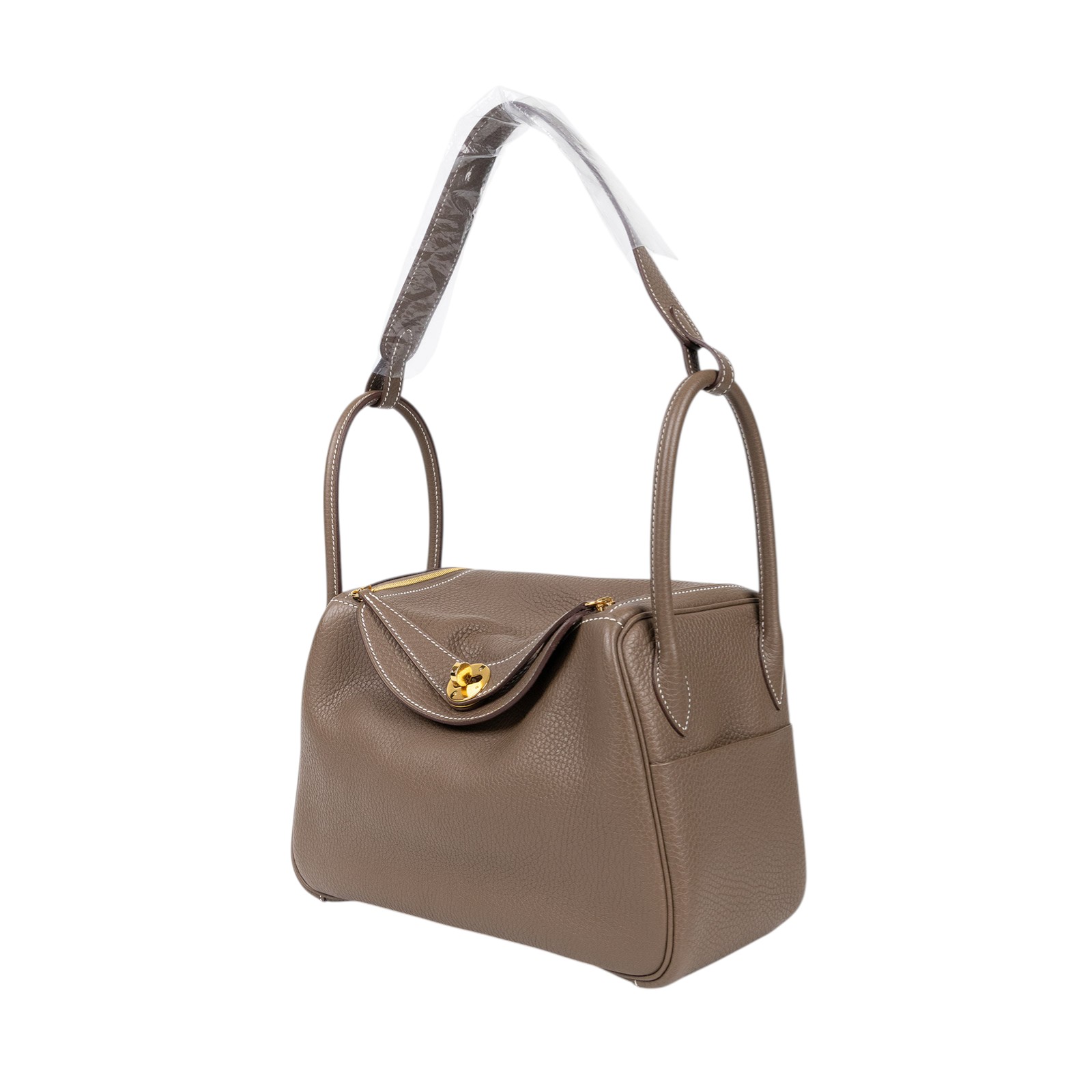 愛馬仕 Hermès Lindy 琳迪包 26 H073428CC18 A CT006DX A刻 LINDY26大象灰 防塵袋/原廠盒子/雨衣/購買證明