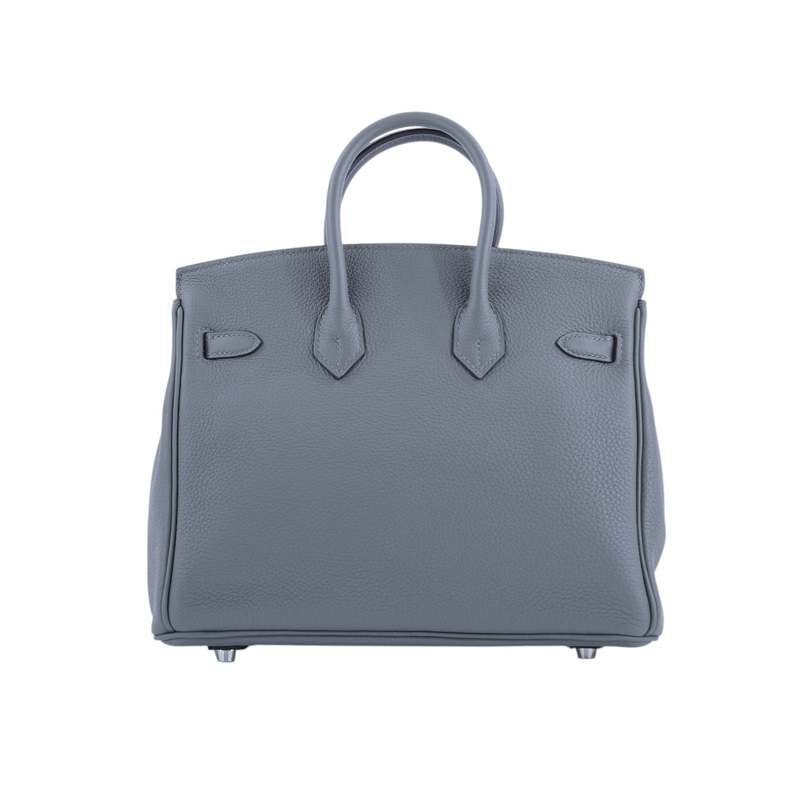 愛馬仕 Hermès Birkin Bag 柏金包 25 積雨雲灰 H041344CK0L H041344CK U刻  防塵袋/原廠盒子/雨衣/鎖組/購買證明
