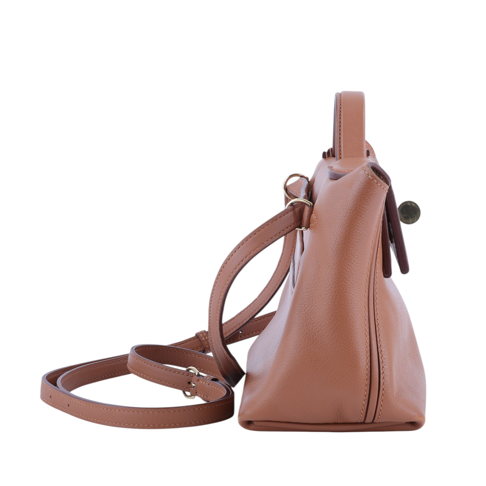 愛馬仕 Hermès 24/24 21 Mini 手提包 H082153 H082153CP U刻 24/24 MINI 金棕 防塵袋/原廠盒子/購買證明