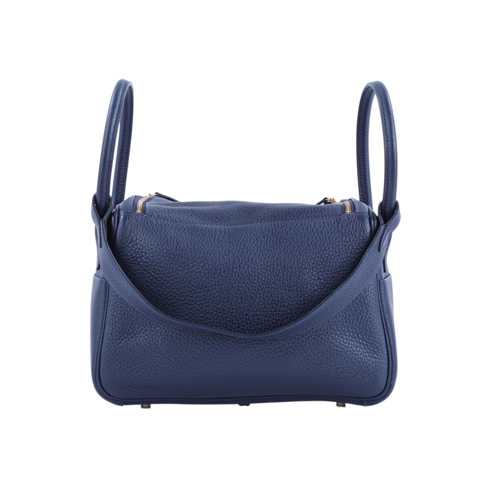 愛馬仕 Hermès Lindy 琳迪包 26 LD26 U刻 LINDY26午夜藍 防塵袋/原廠盒子/購買證明