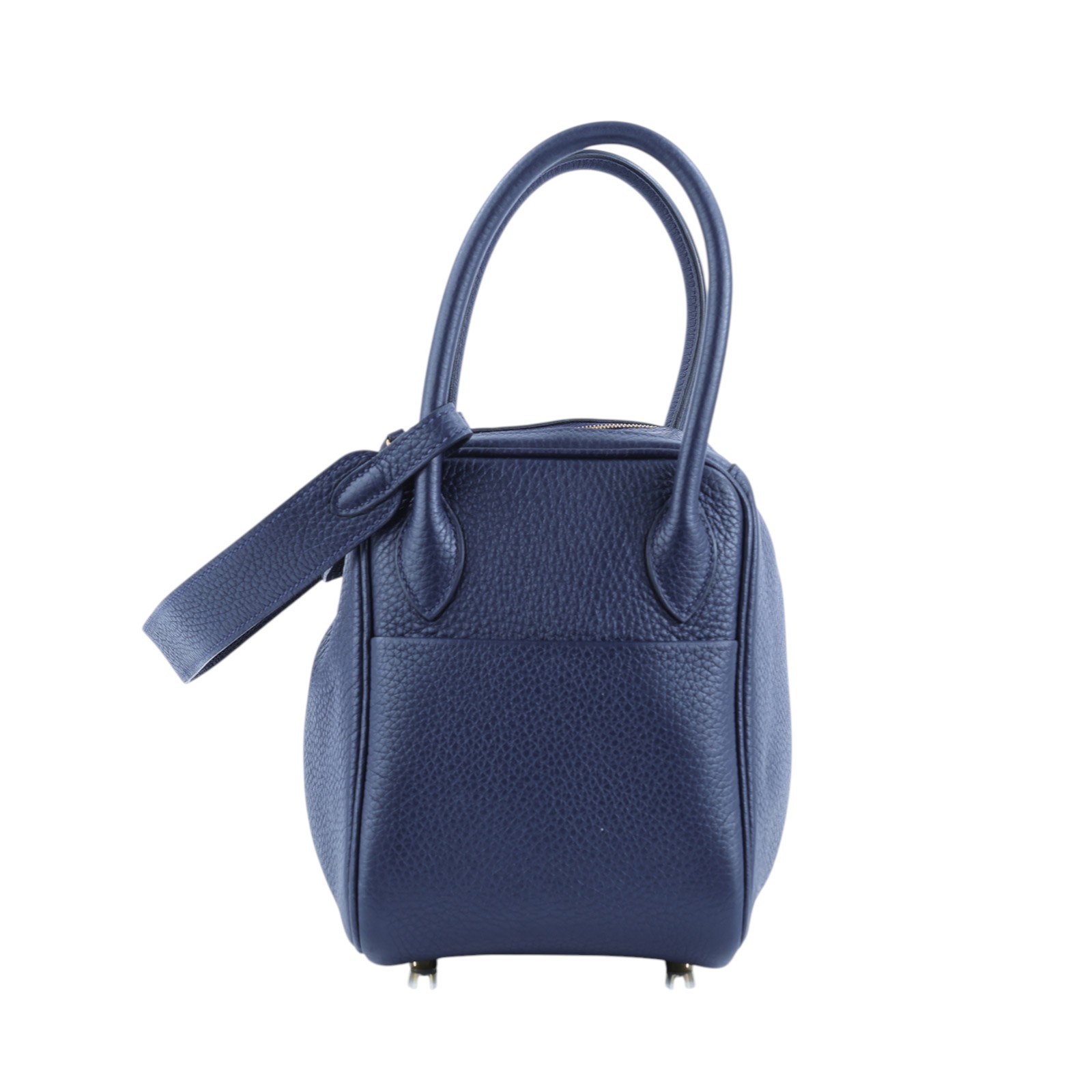 愛馬仕 Hermès Lindy 琳迪包 26 LD26 U刻 LINDY26午夜藍 防塵袋/原廠盒子/購買證明