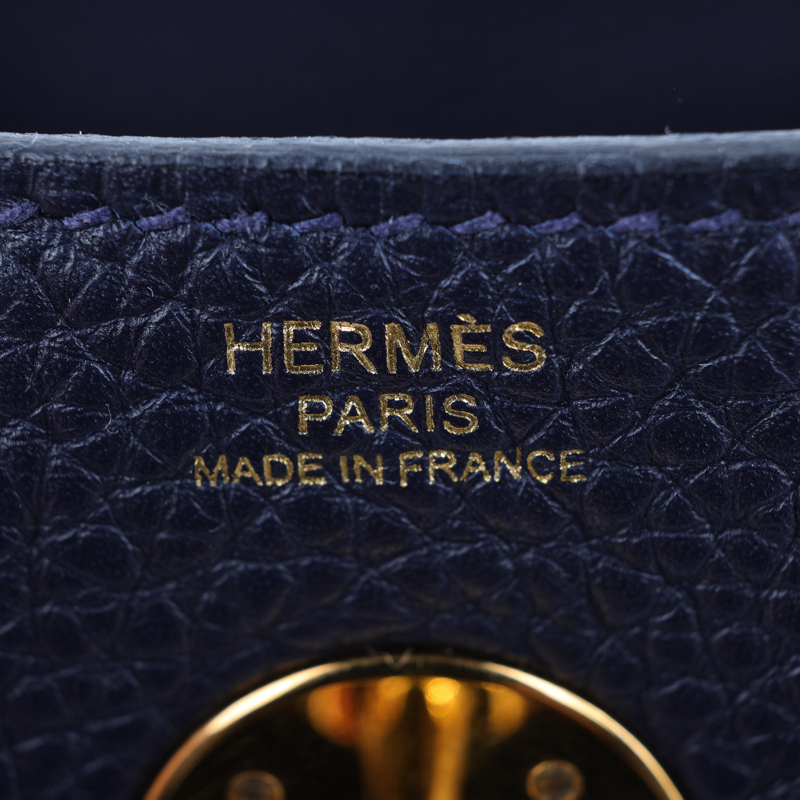 愛馬仕 Hermès Lindy 琳迪包 26 LD26 U刻 LINDY26午夜藍 防塵袋/原廠盒子/購買證明