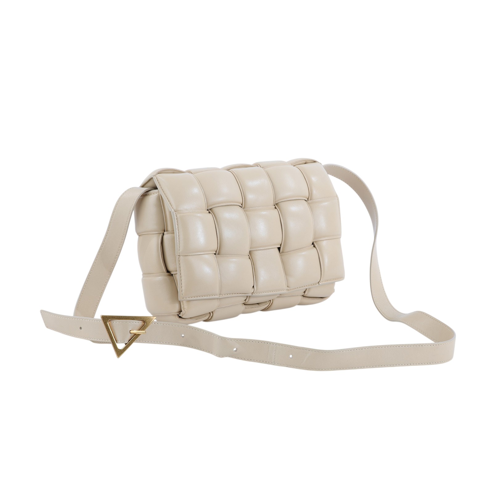 寶緹嘉 BOTTEGA VENETA Padded Cassette 枕頭編織包 591970VCQR1 奶茶PADDED CASSETTE 防塵袋