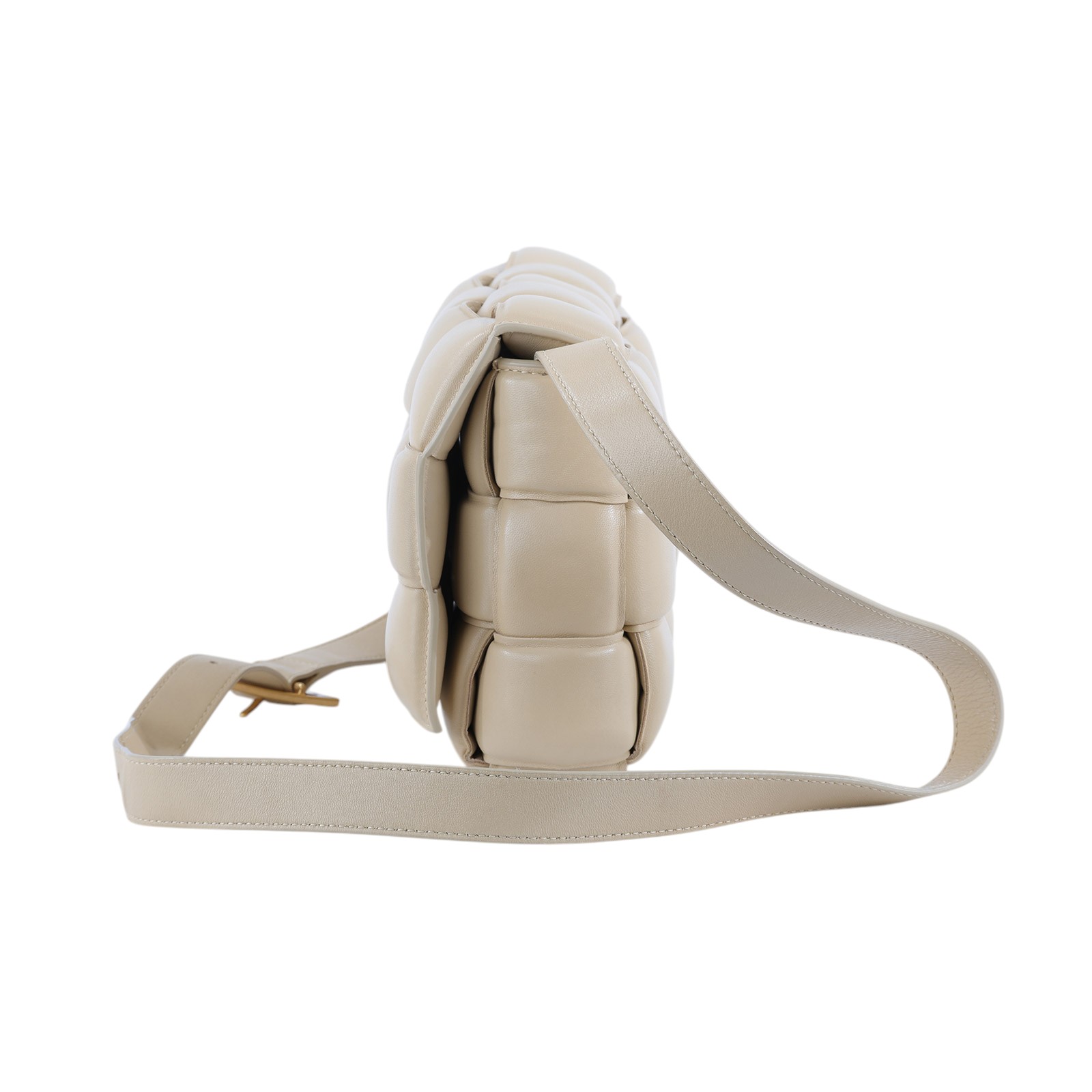 寶緹嘉 BOTTEGA VENETA Padded Cassette 枕頭編織包 591970VCQR1 奶茶PADDED CASSETTE 防塵袋