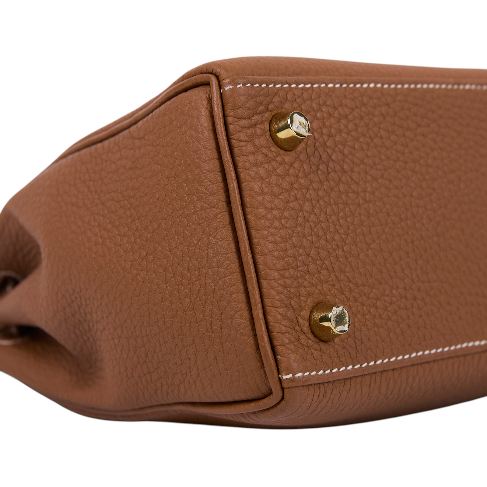 愛馬仕 Hermès Kelly Bag 凱莉包 25 金棕 金色五金 H044624CC37 H044624CC U刻  防塵袋/原廠盒子/鎖組/雨衣/購買證明