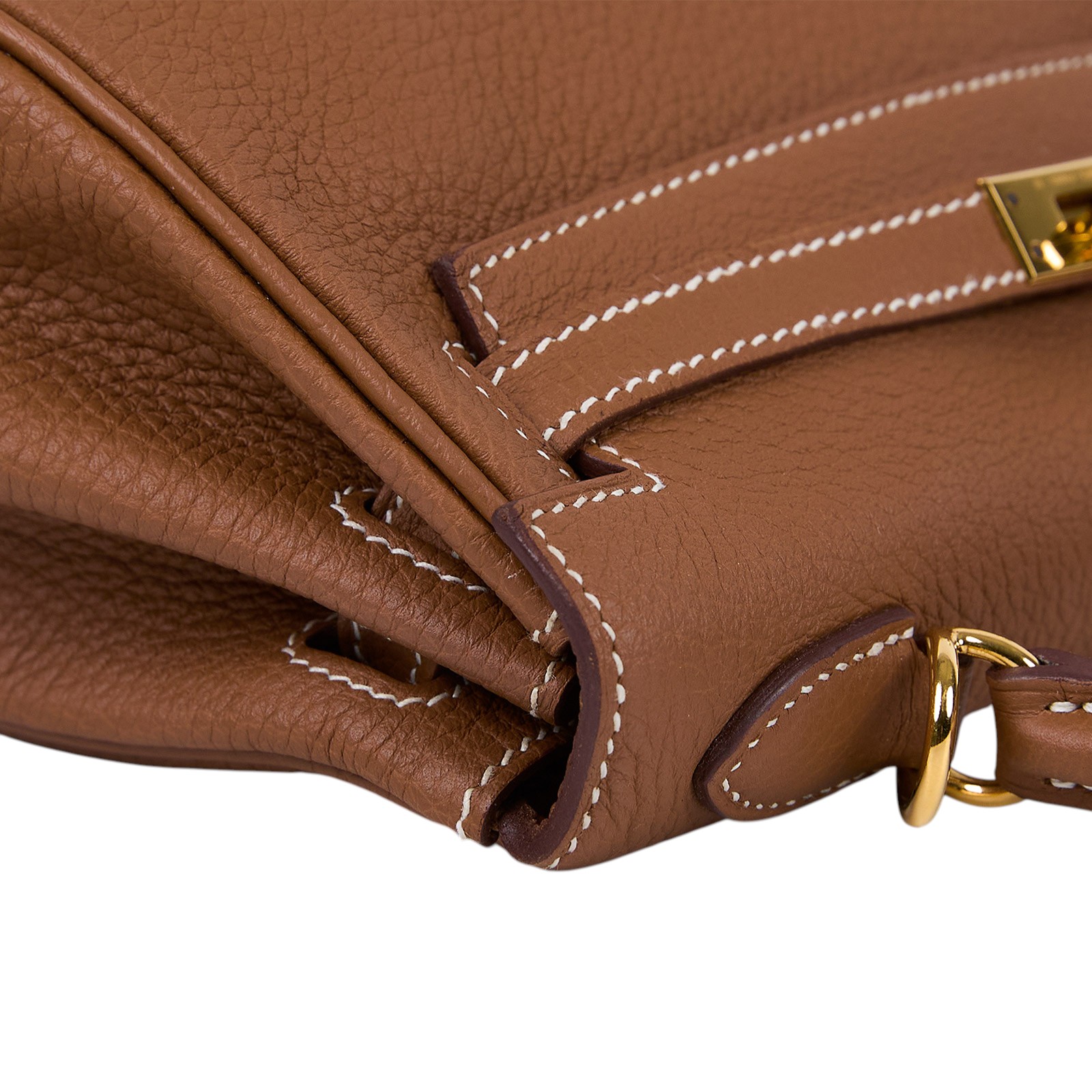 愛馬仕 Hermès Kelly Bag 凱莉包 25 金棕 金色五金 H044624CC37 H044624CC U刻  防塵袋/原廠盒子/鎖組/雨衣/購買證明