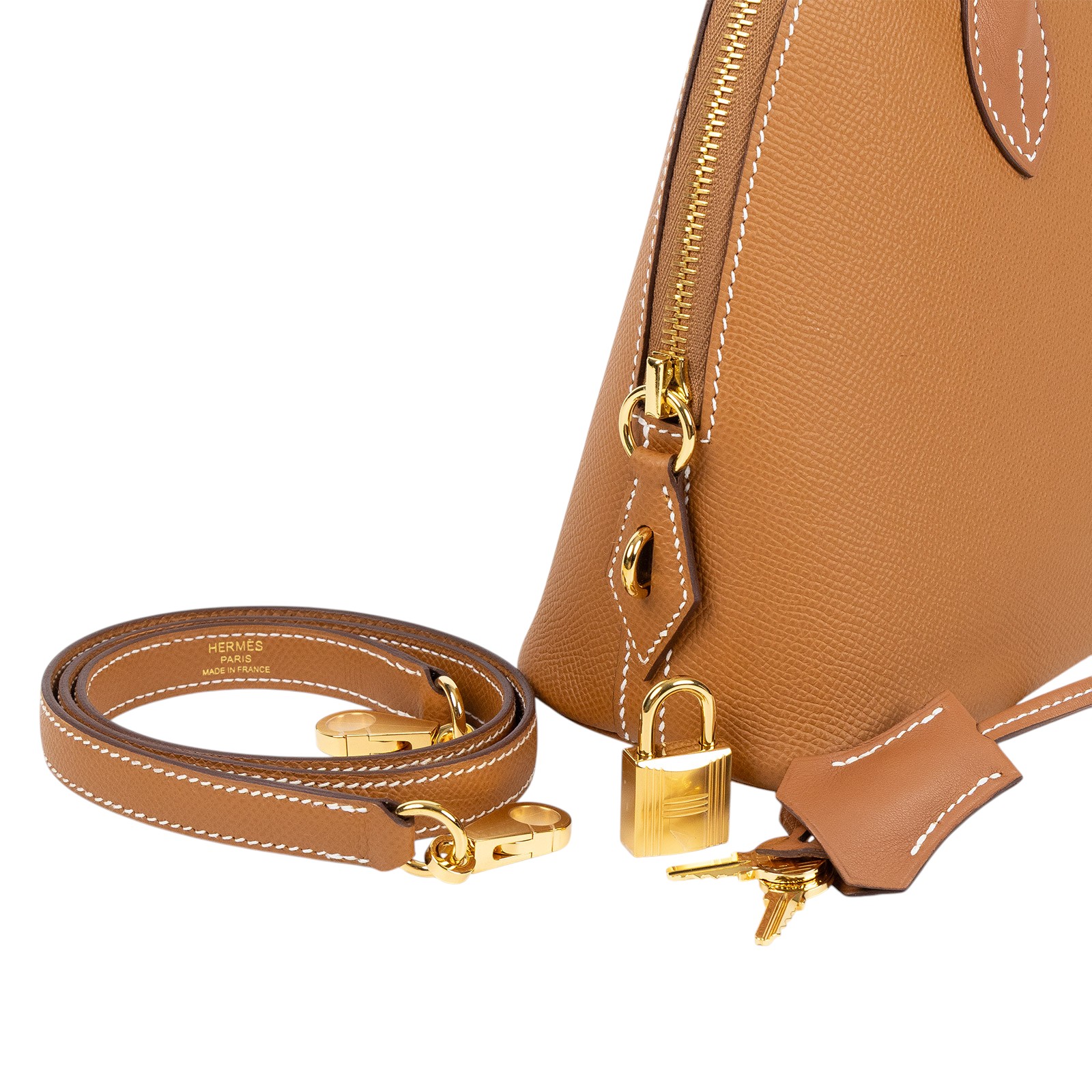 愛馬仕 Hermès Bolide Bag 柏莉包 25 BL25 U刻 金棕BOLIDE25 1923 原廠盒子/防塵袋