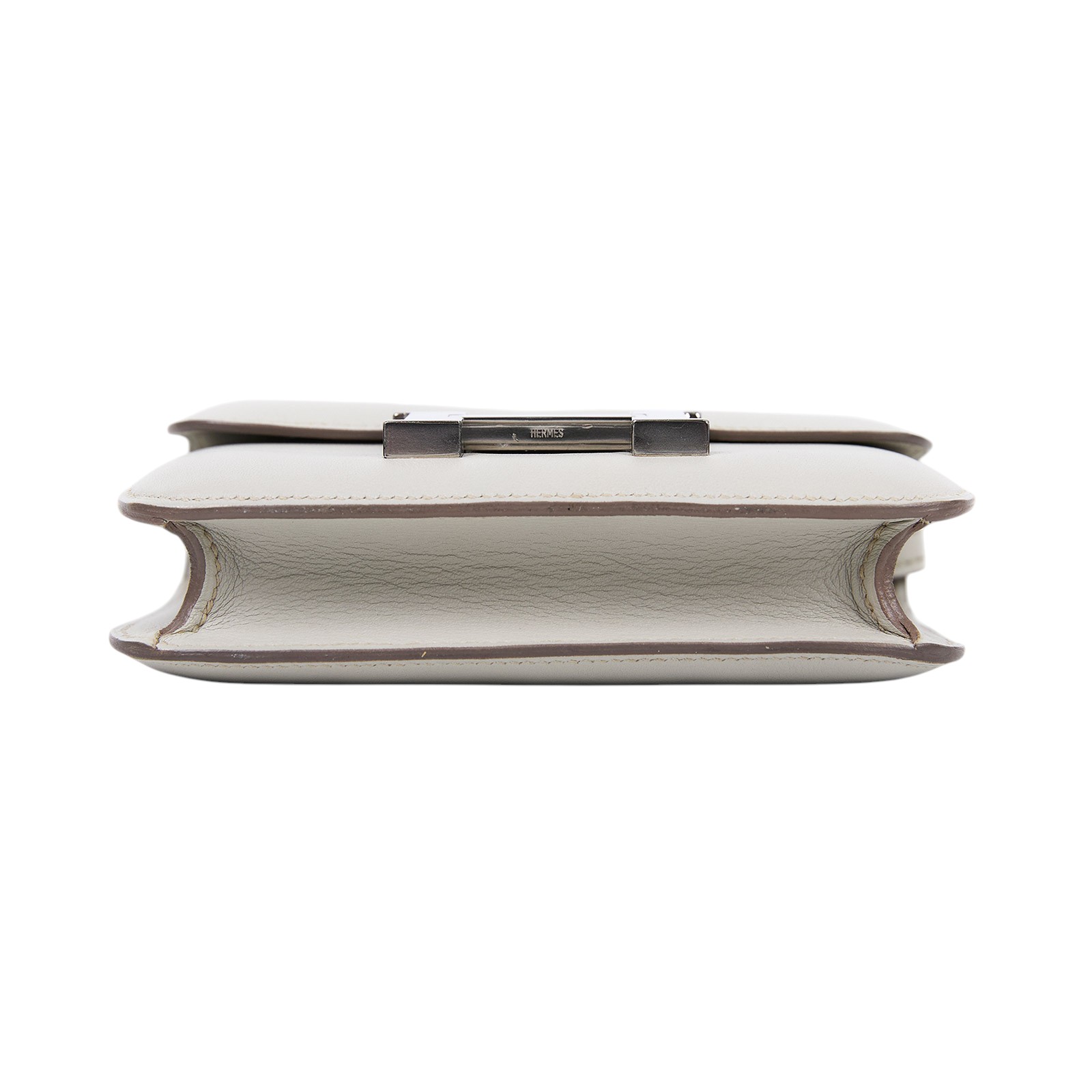 愛馬仕 Hermès Constance Bag 康康包 14 CN14 口O 白MICRO CONSTANCE 14 SWIFT 原廠盒子/防塵袋