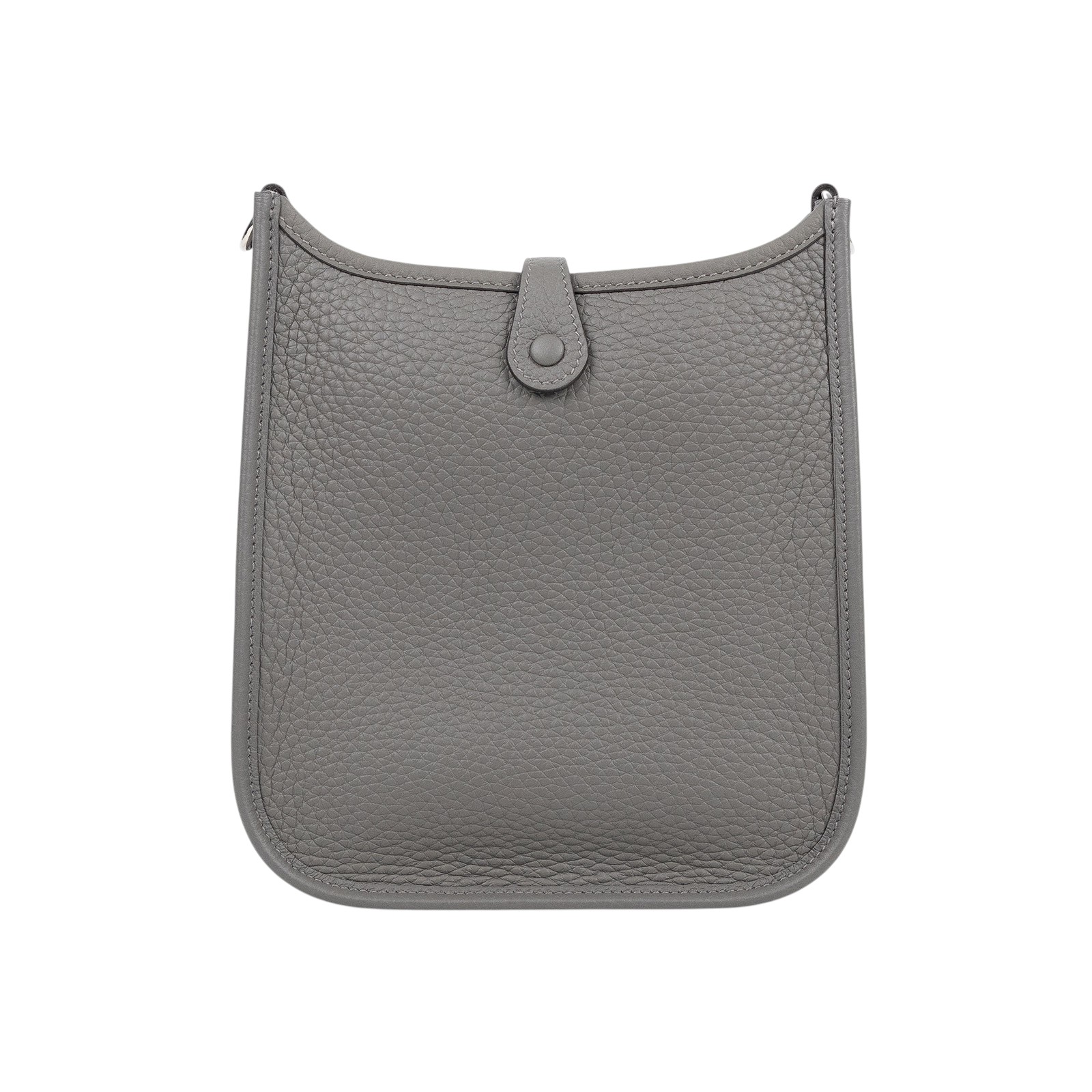 愛馬仕 Hermès Evelyne Bag Mini 伊芙琳包 Evelyne 16 EV16 B刻 積雨雲灰MINI EVELYNE 原廠盒子/防塵袋