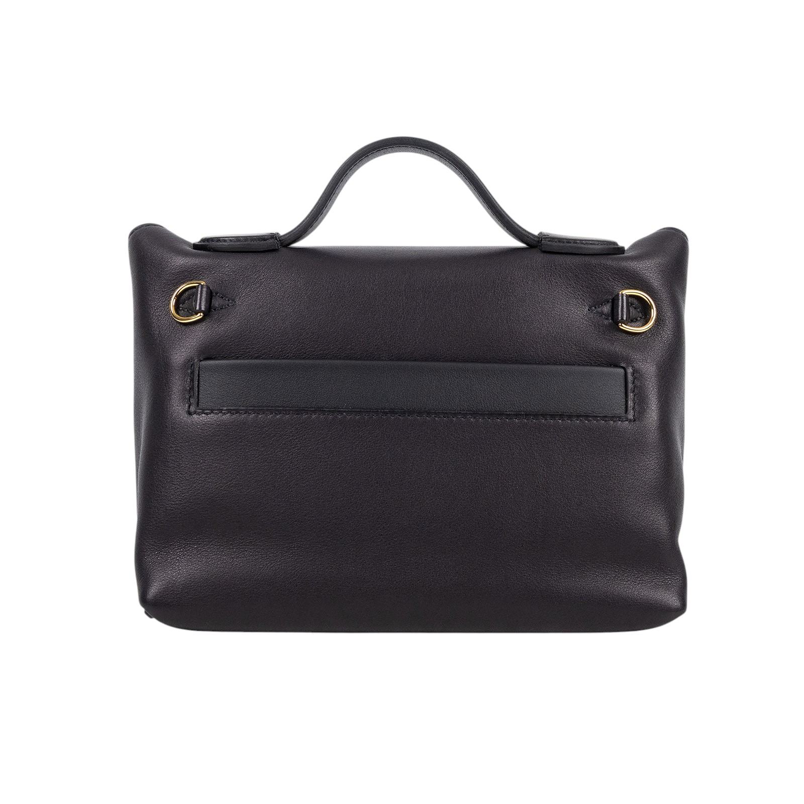 愛馬仕 Hermès 24/24 21 Mini 手提包 H082153 U刻 黑24/24 MINI 防塵袋/原廠盒子