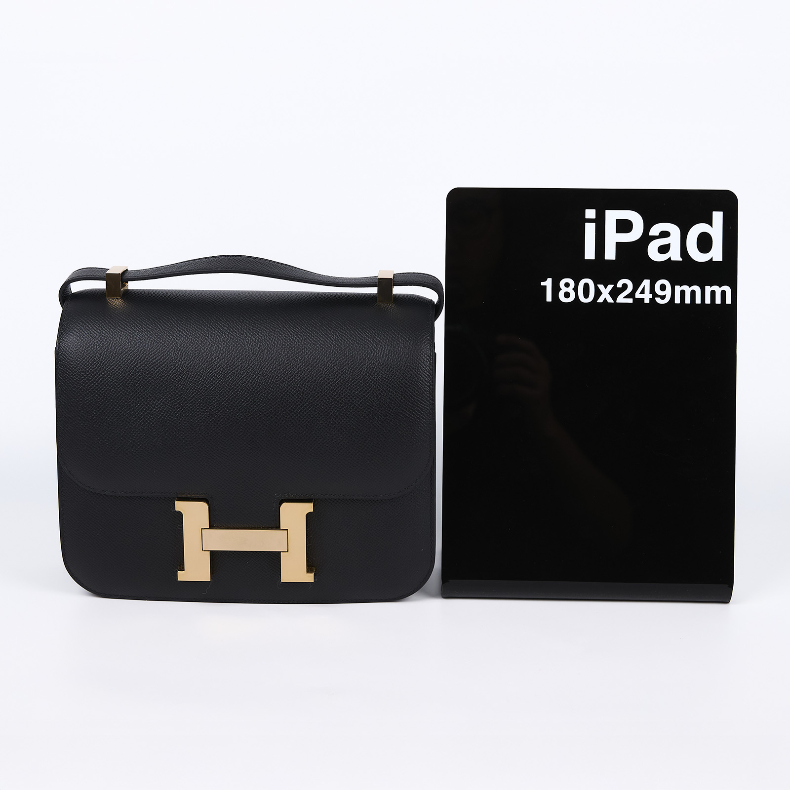 愛馬仕 Hermès Constance Bag 康康包 24 CN24 D刻 黑玫瑰金CONSTANCE24 原廠盒子/防塵袋
