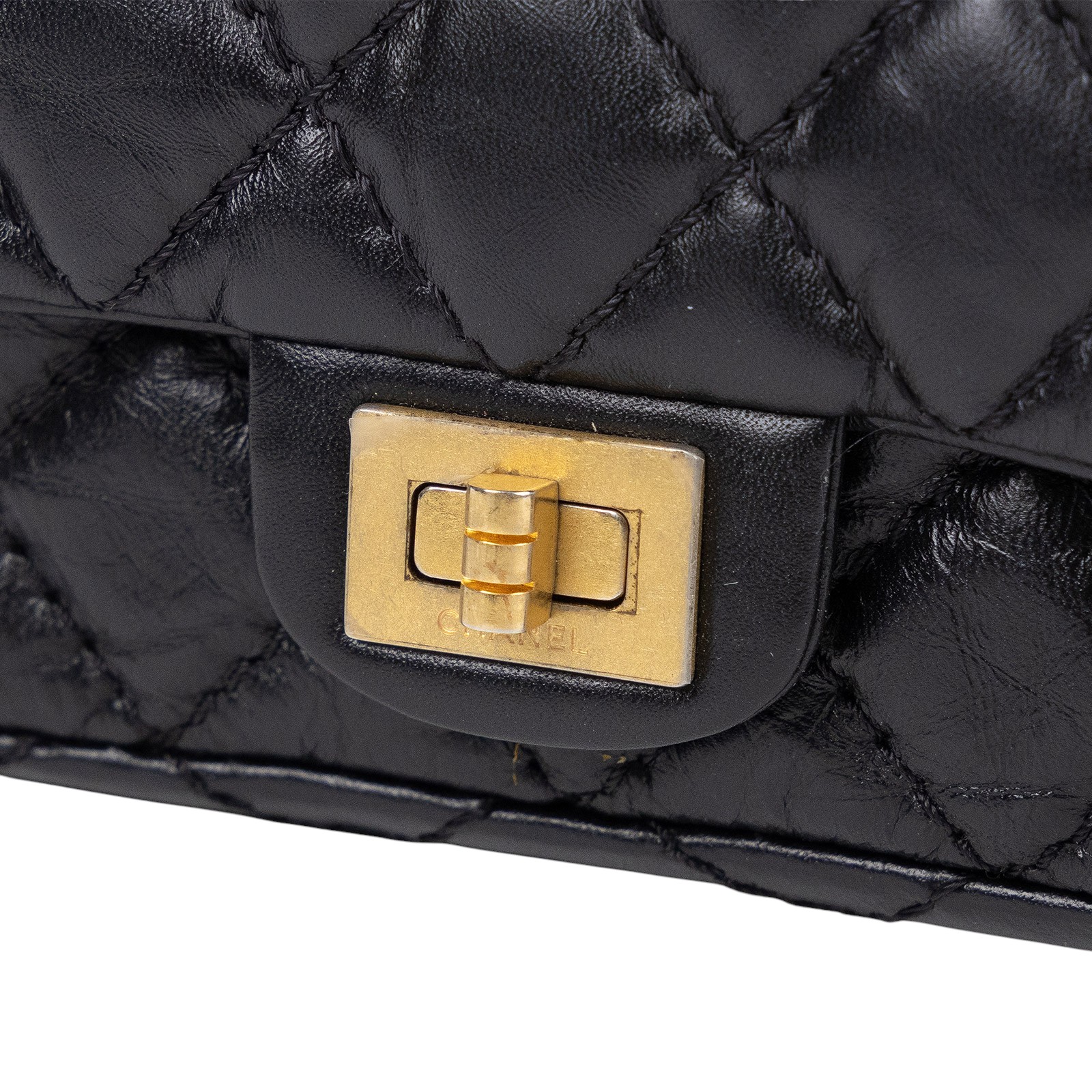 香奈兒 CHANEL 2.55 腰包 口蓋包 A57791 黑金2.55腰包 原廠盒子/防塵袋/保證卡