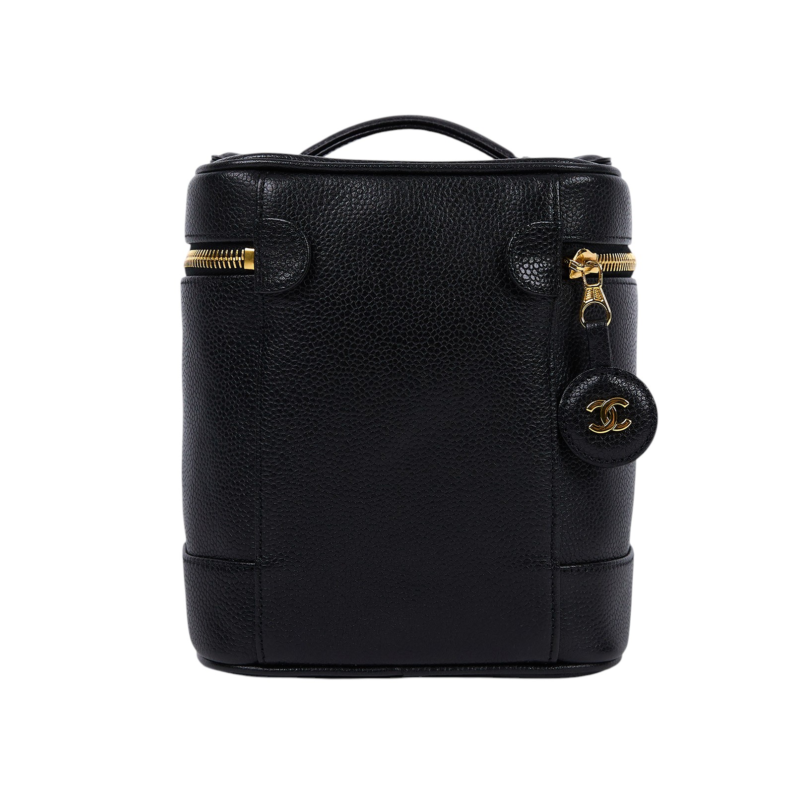 香奈兒 CHANEL Vanity Case 手提 化妝箱 A01998 黑VINTAGE化妝箱 防塵袋/原廠盒子/保證卡
