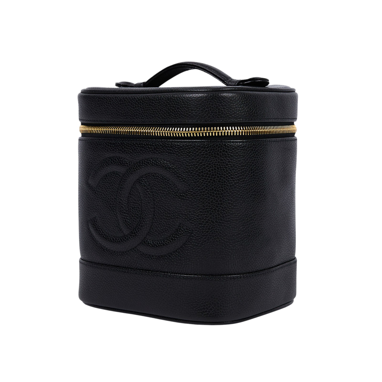 香奈兒 CHANEL Vanity Case 手提 化妝箱 A01998 黑VINTAGE化妝箱 防塵袋/原廠盒子/保證卡