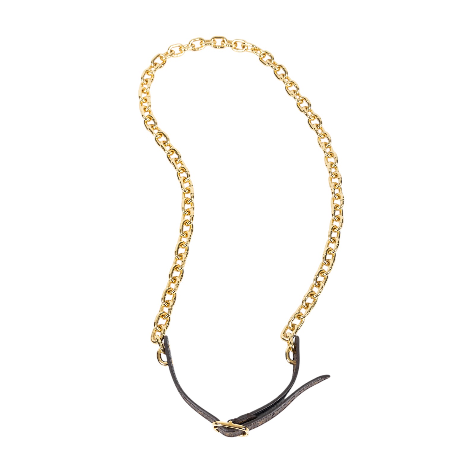 路易威登 LOUIS VUITTON 腰鍊  金腰鍊 #80 防塵袋/原廠盒子