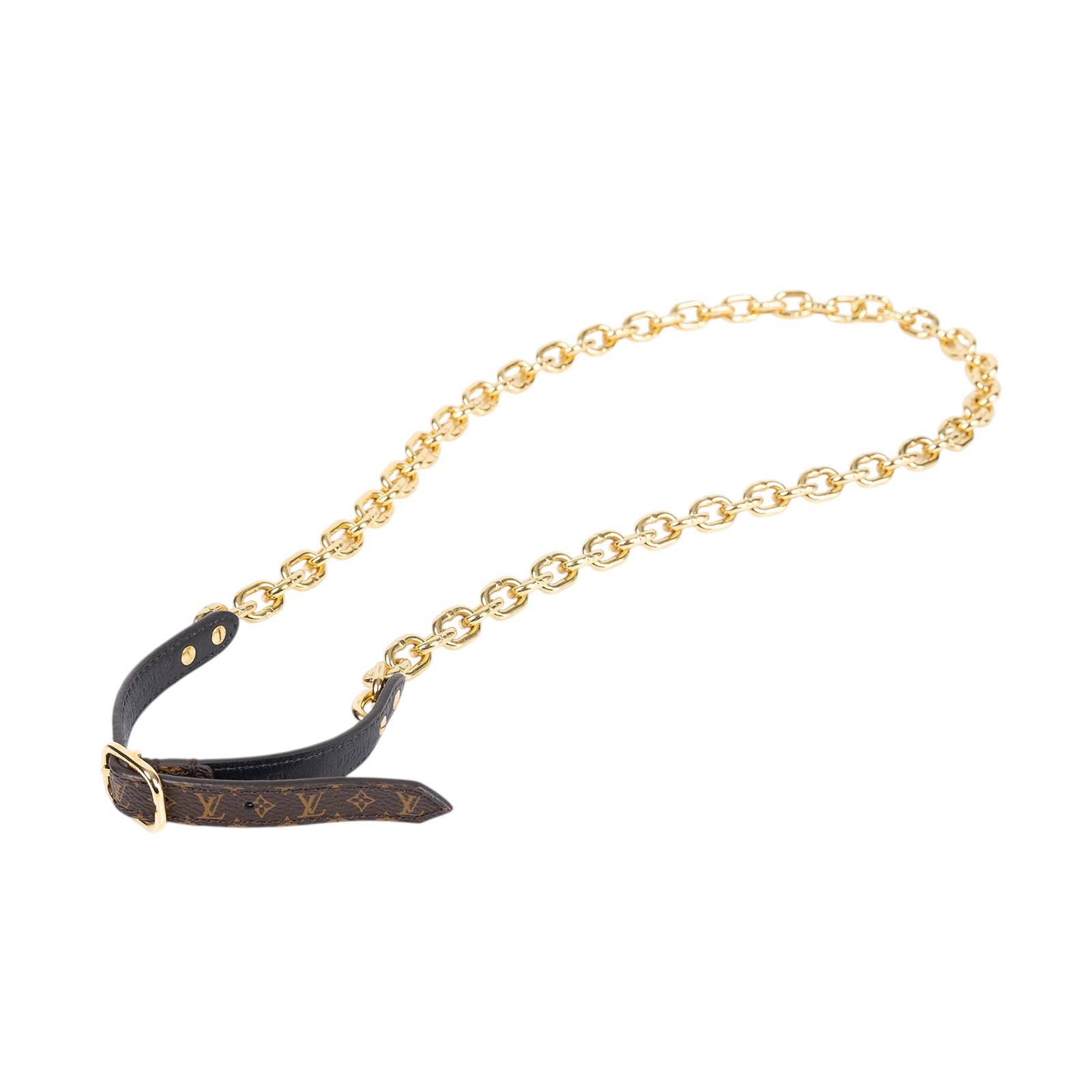 路易威登 LOUIS VUITTON 腰鍊  金腰鍊 #80 防塵袋/原廠盒子