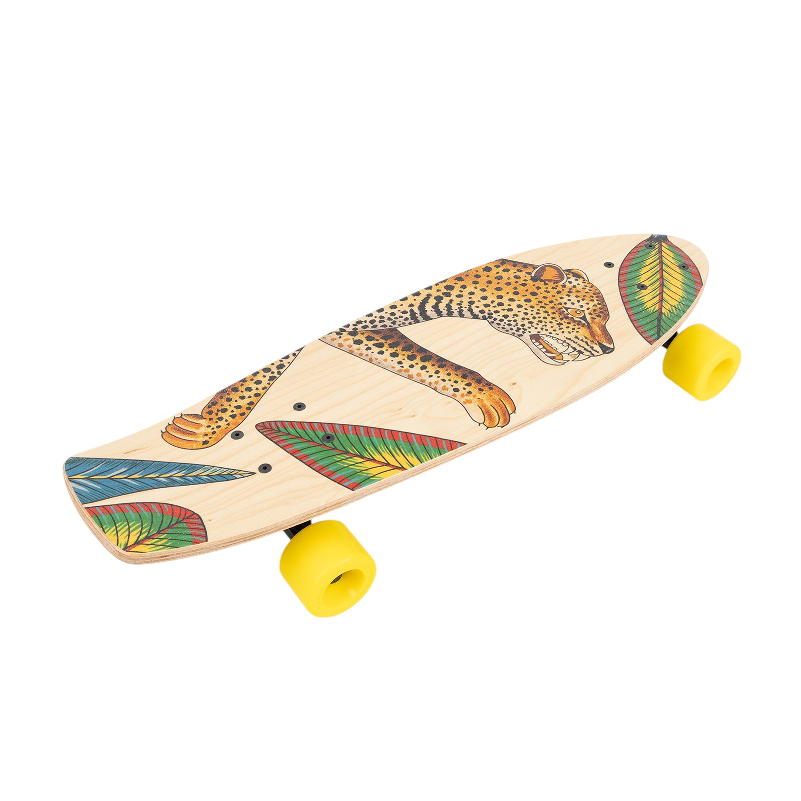 愛馬仕 Hermes 長板滑板   豹樹葉滑板 原廠盒子