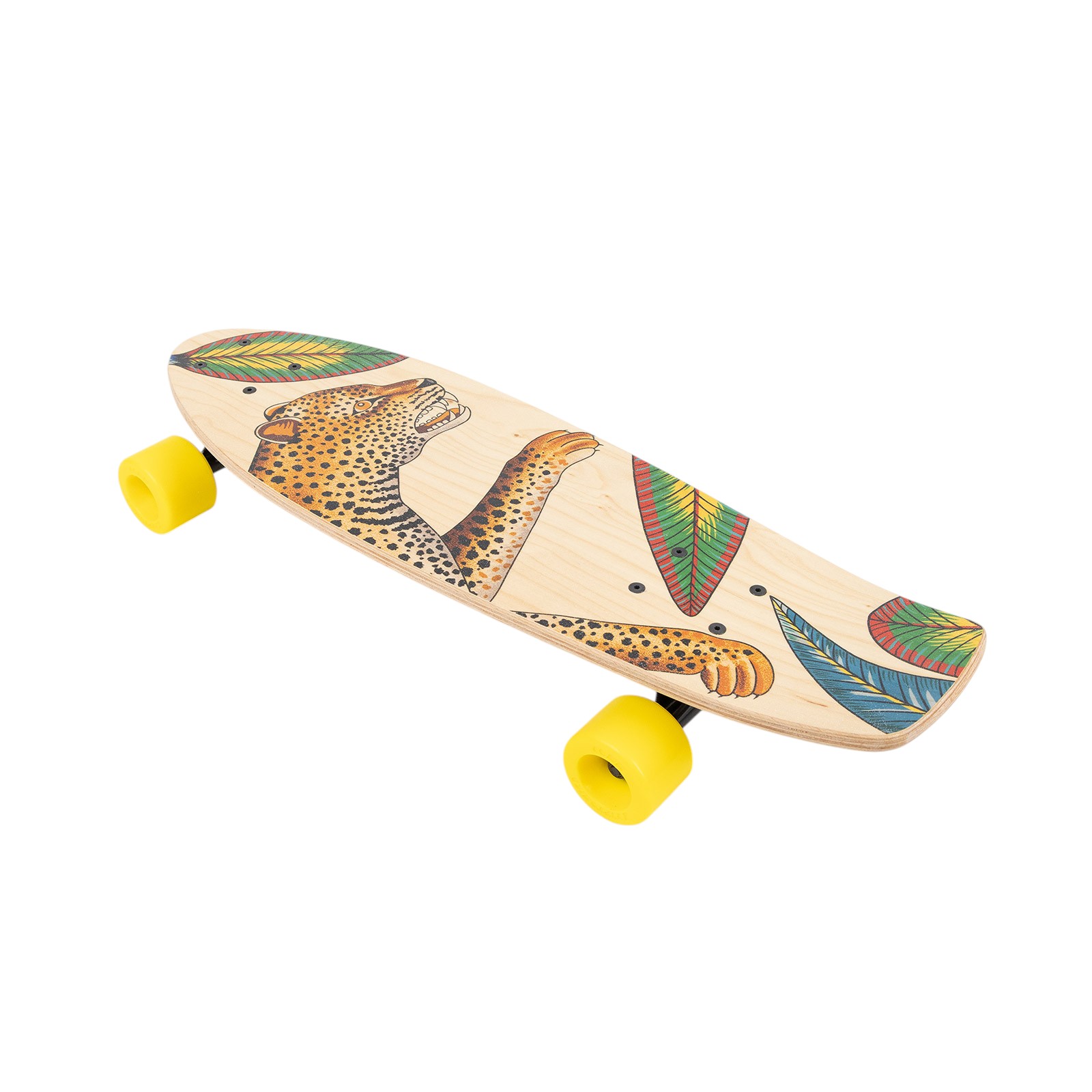 愛馬仕 Hermes 長板滑板   豹樹葉滑板 原廠盒子