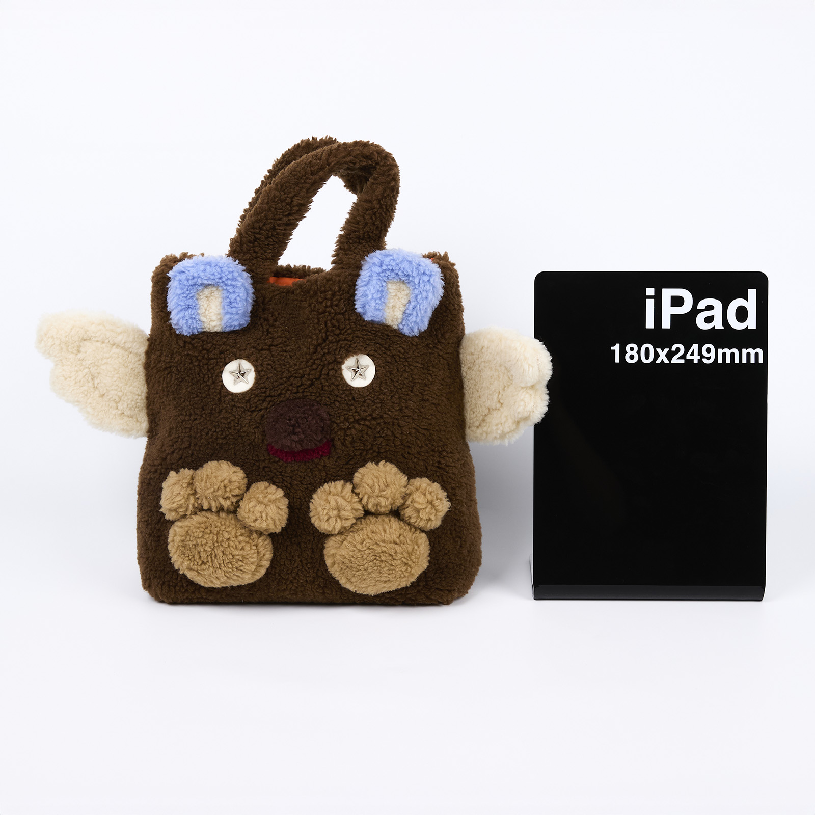 古馳 GUCCI 絨毛托特包 581007 毛毛熊托特 無附屬品